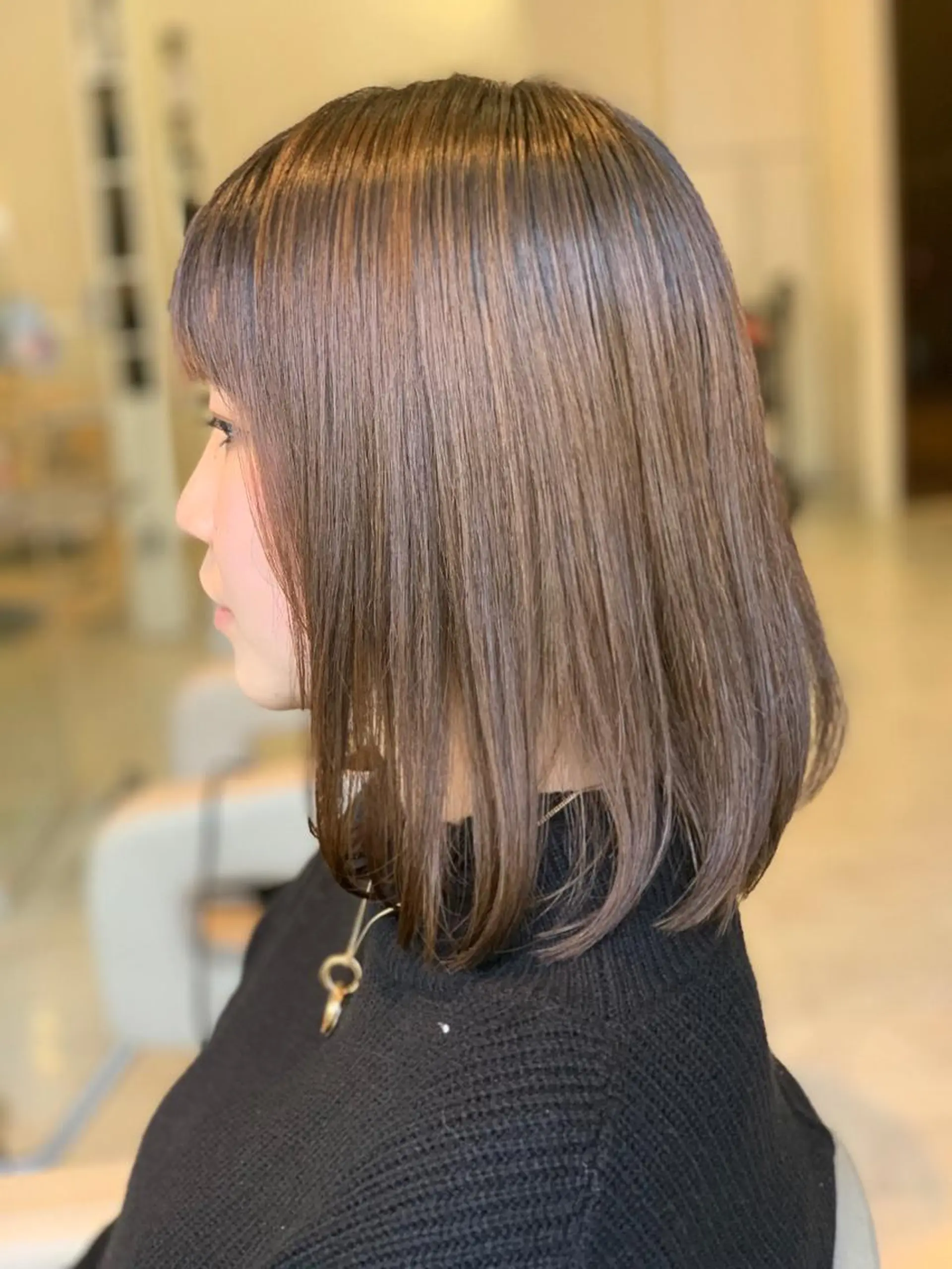 ミディアム カット トリートメント ヘッドスパ 本田 卓也のヘアスタイル