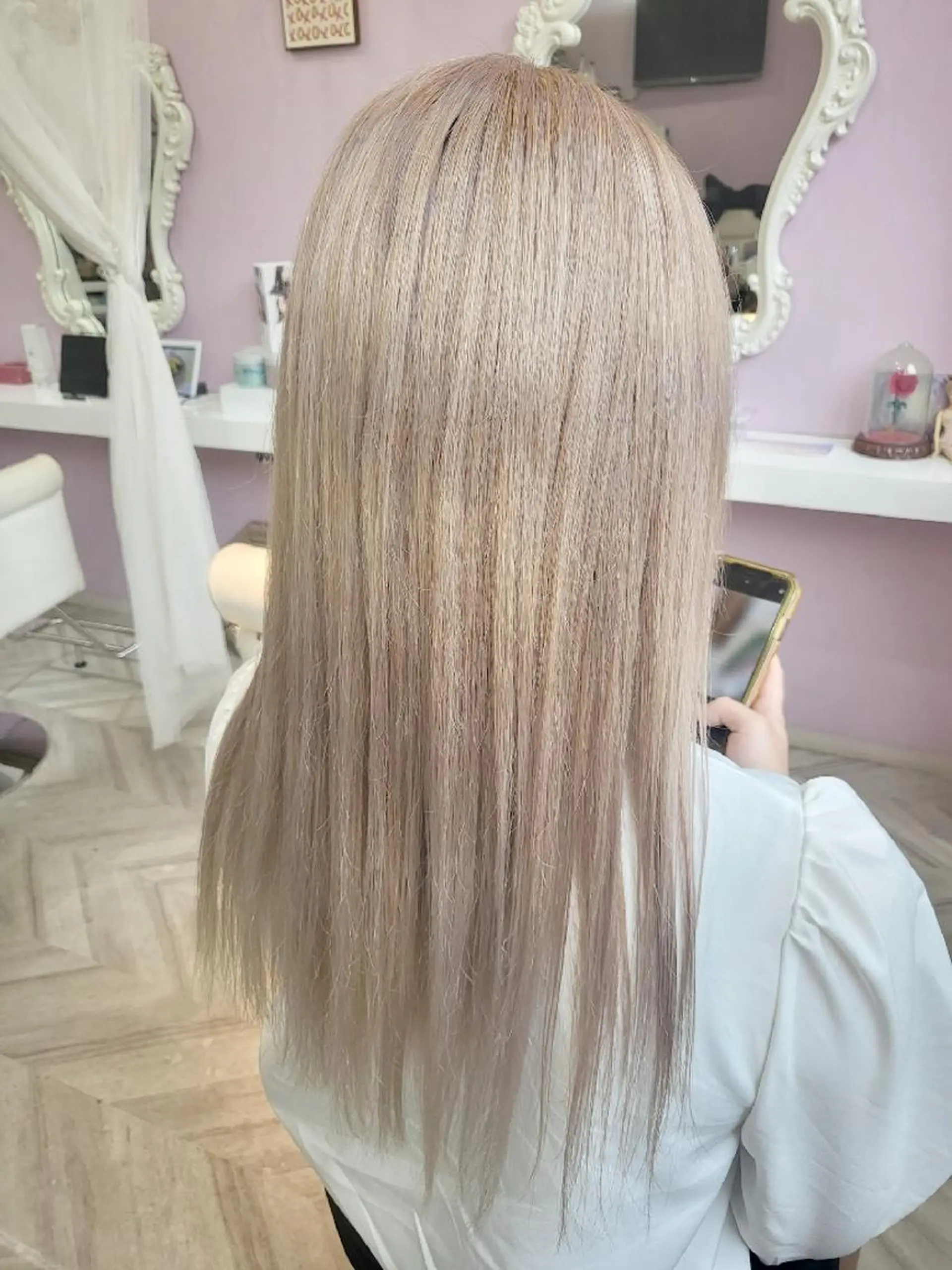 ロング カラー ヘアアレンジ ナカシマ  アユミのヘアスタイル