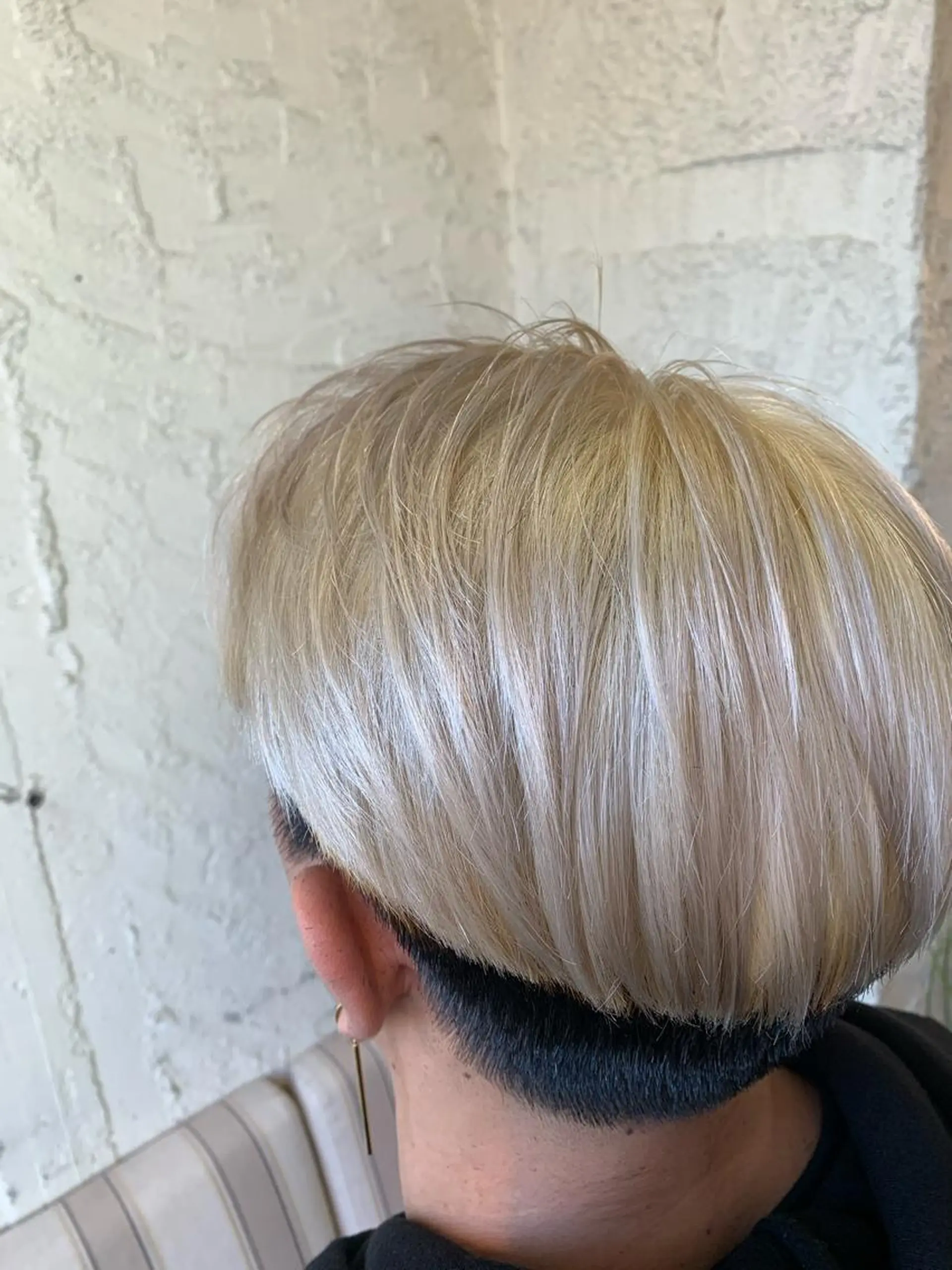 ショート カラー メンズ メンズブリーチ ブリーチ 髪質改善ストレート/ ブリーチ／渋谷　福田のヘアスタイル