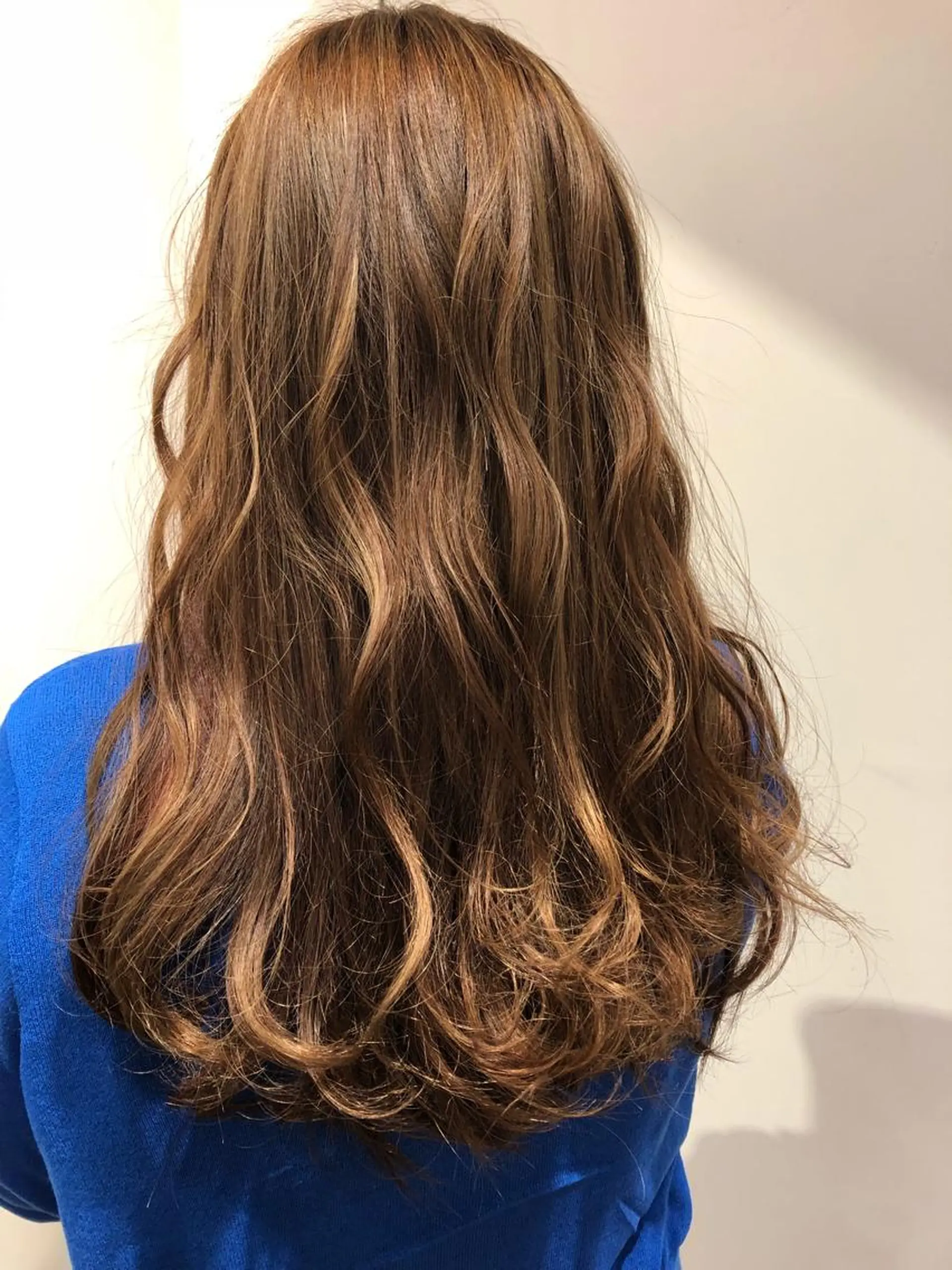 セミロング カラー ダブルカラー ハイライトカラー ハイライト ✨ ゆあさみすず✨のヘアスタイル