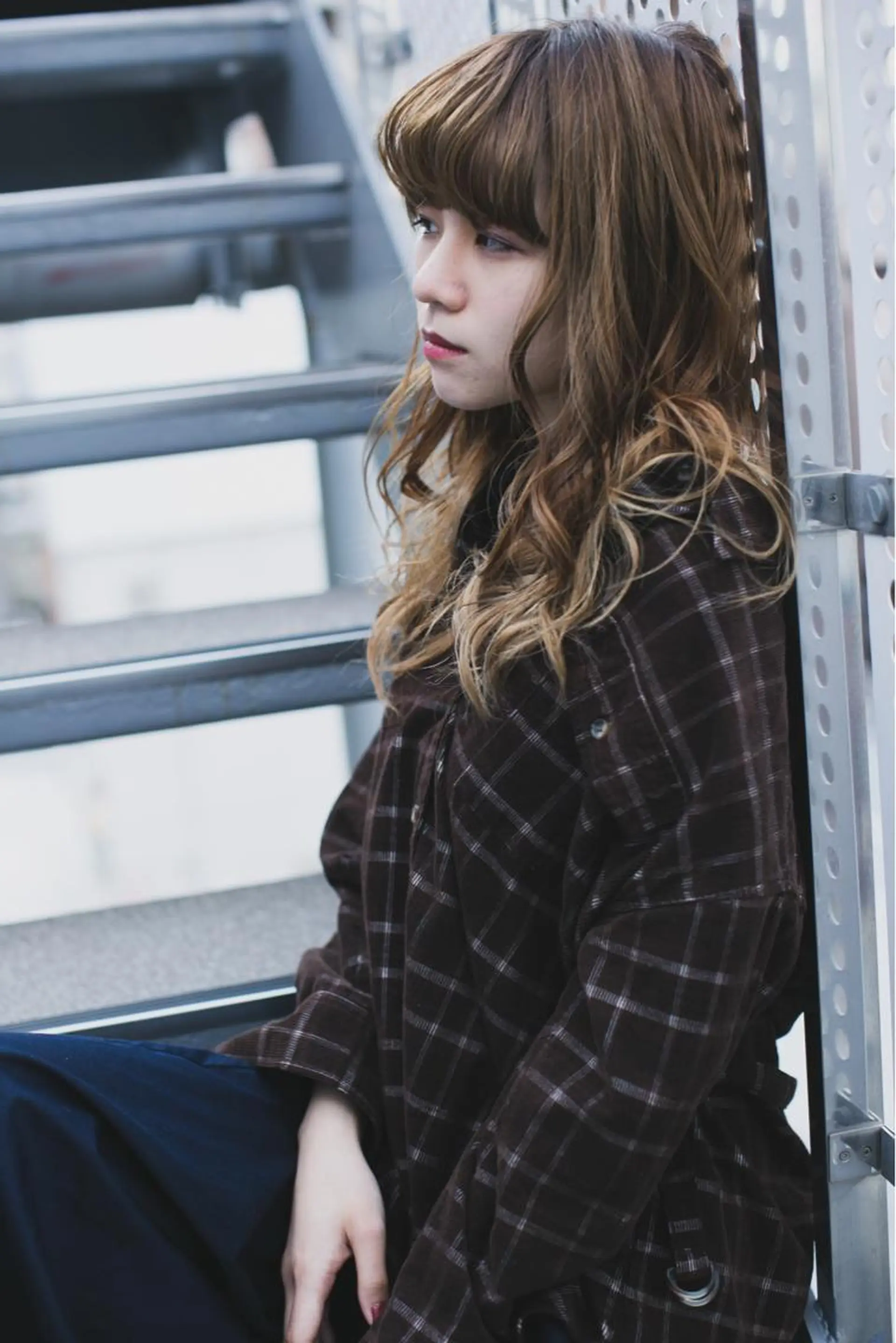 セミロング カラー グラデーションカラー ヘアカラー ボブウルフ／ボブ Satsuki【名駅のヘアスタイル