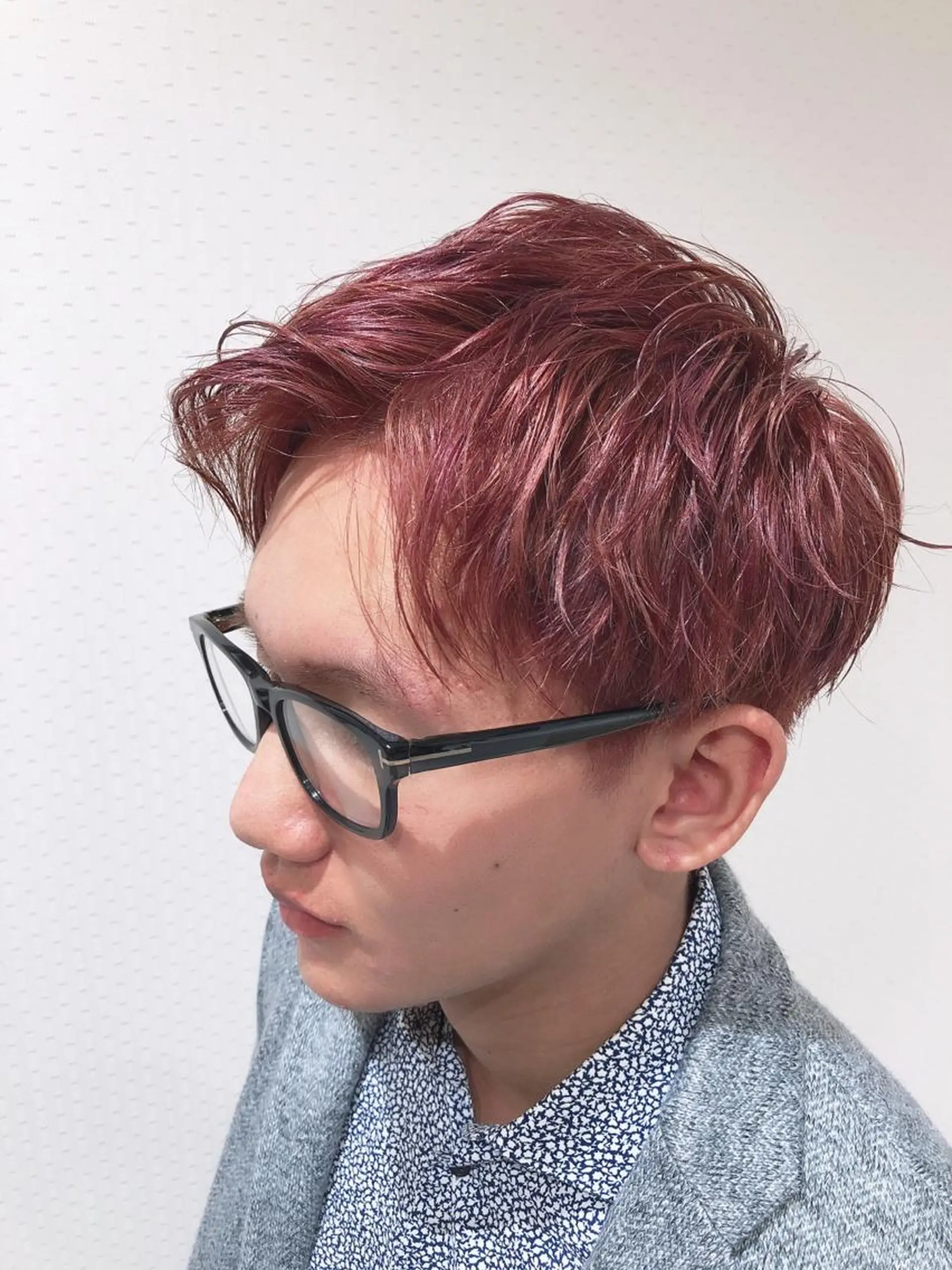 ショート カラー 似合わせ🌿‬髪質 改善🧸RYUGOのヘアスタイル