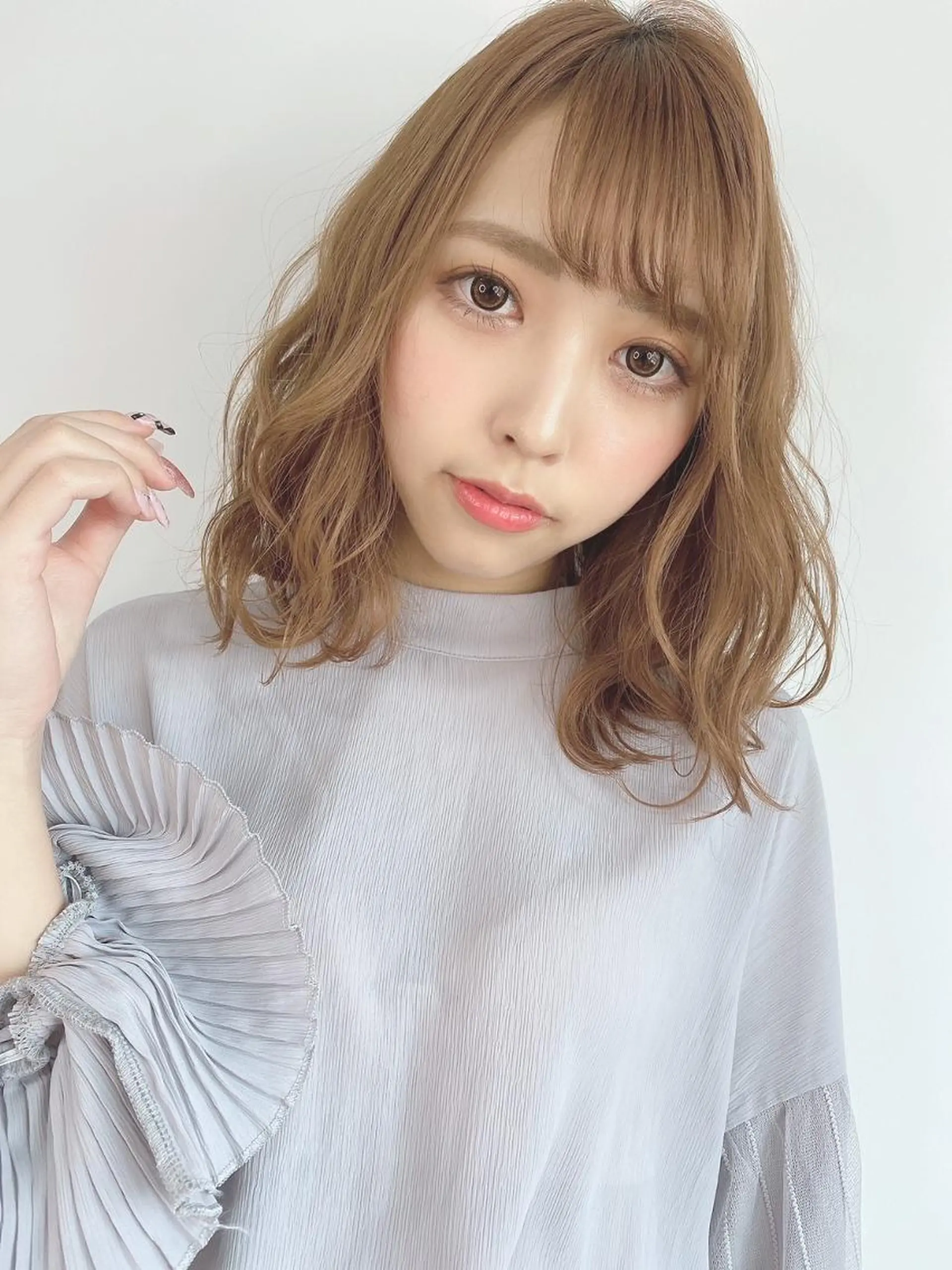 ミディアム カラー 透明感カラー イルミナカラー 似合わせカット 小顔カット トリートメント ⭐️迫田 ゆう⭐️のヘアスタイル