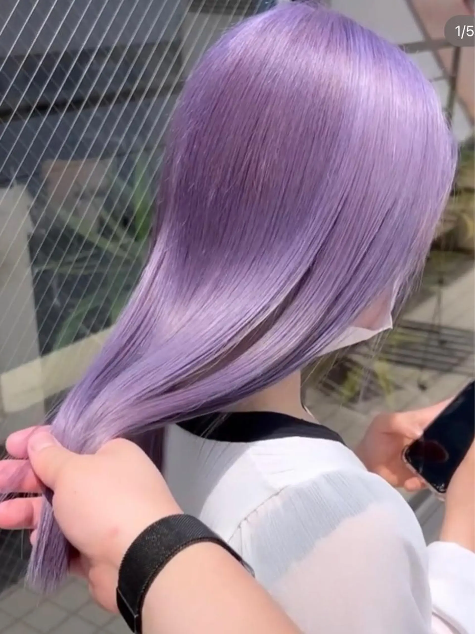 ロング カラー ベージュカラー ブリーチ ケアブリーチ ハイトーンカラー ラベンダーカラー 🧡色落ちまで2度綺 麗なカラー🧡ヨシキのヘアスタイル