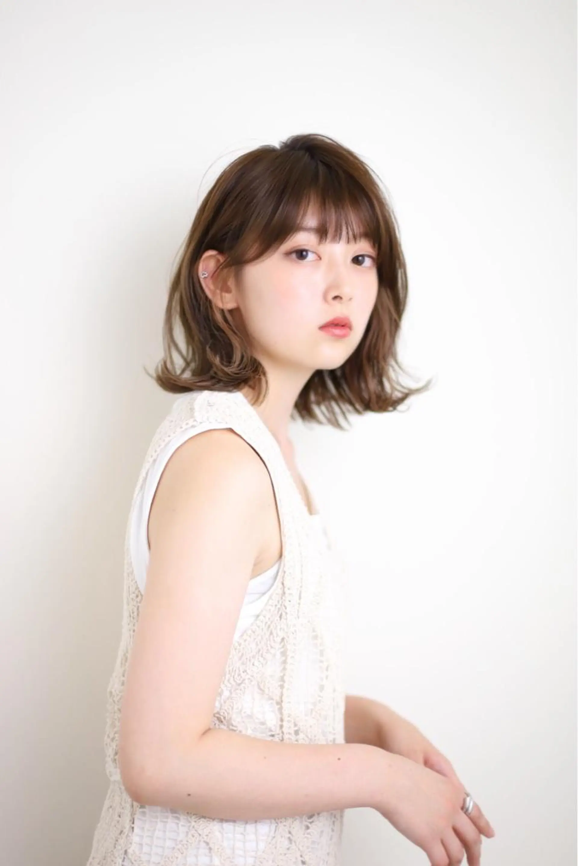 ミディアム カラー パーマ 💫期間限定価格💫 似合わせカット🧚のヘアスタイル