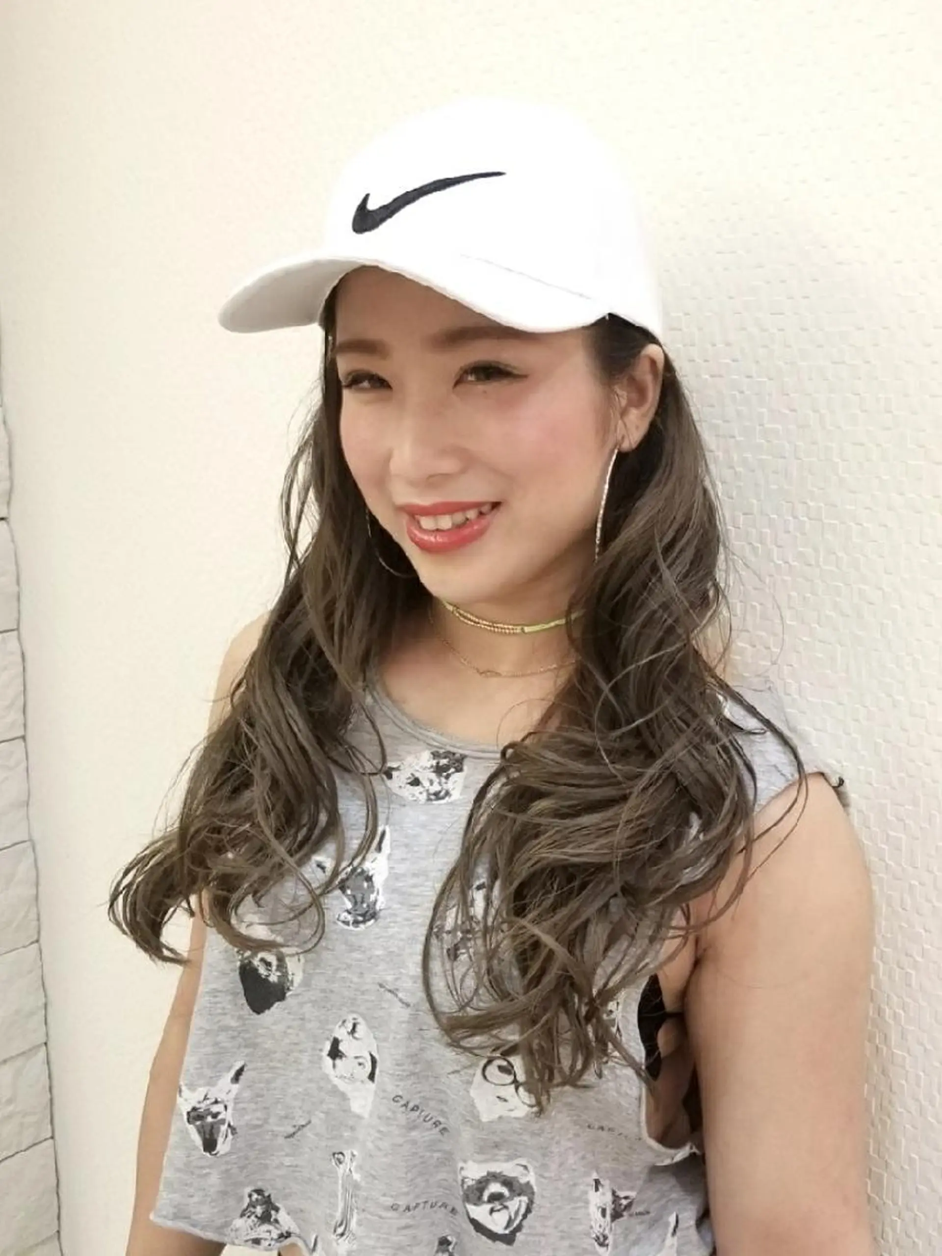 セミロング カラー ヘアアレンジ グレージュ トリートメント Le Lien カジのヘアスタイル