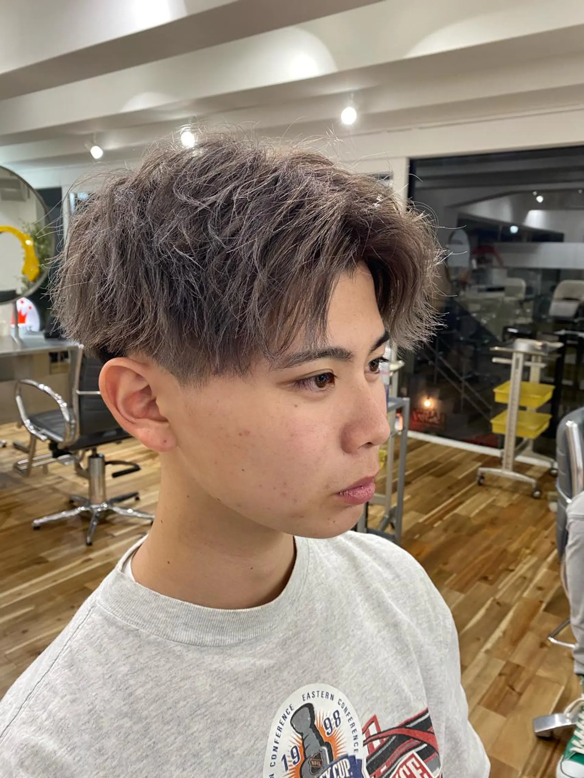 ショート カラー グレージュ カット ヘアカラー Tao所属・藤川 大智のヘアスタイル