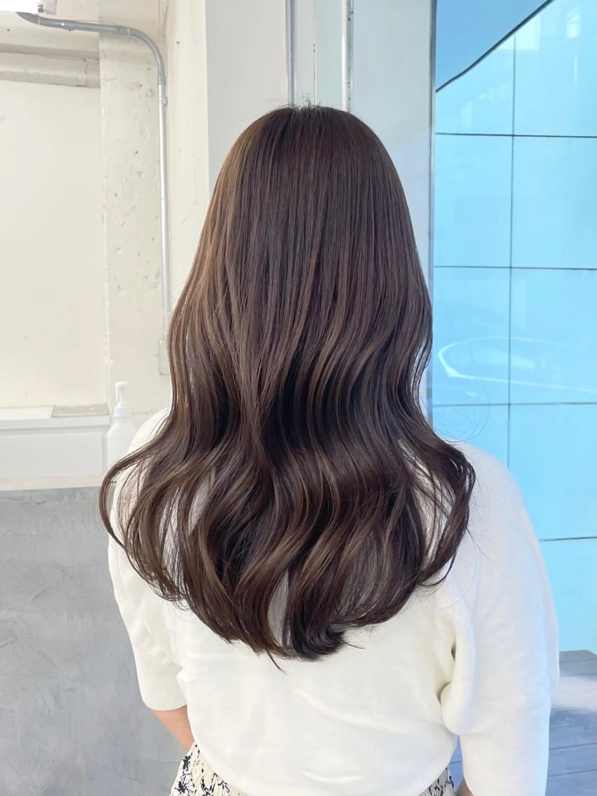 セミロング カット ヘアカラー 🦋韓国系指名No1 店長/圓山 祐也🦋のヘアスタイル