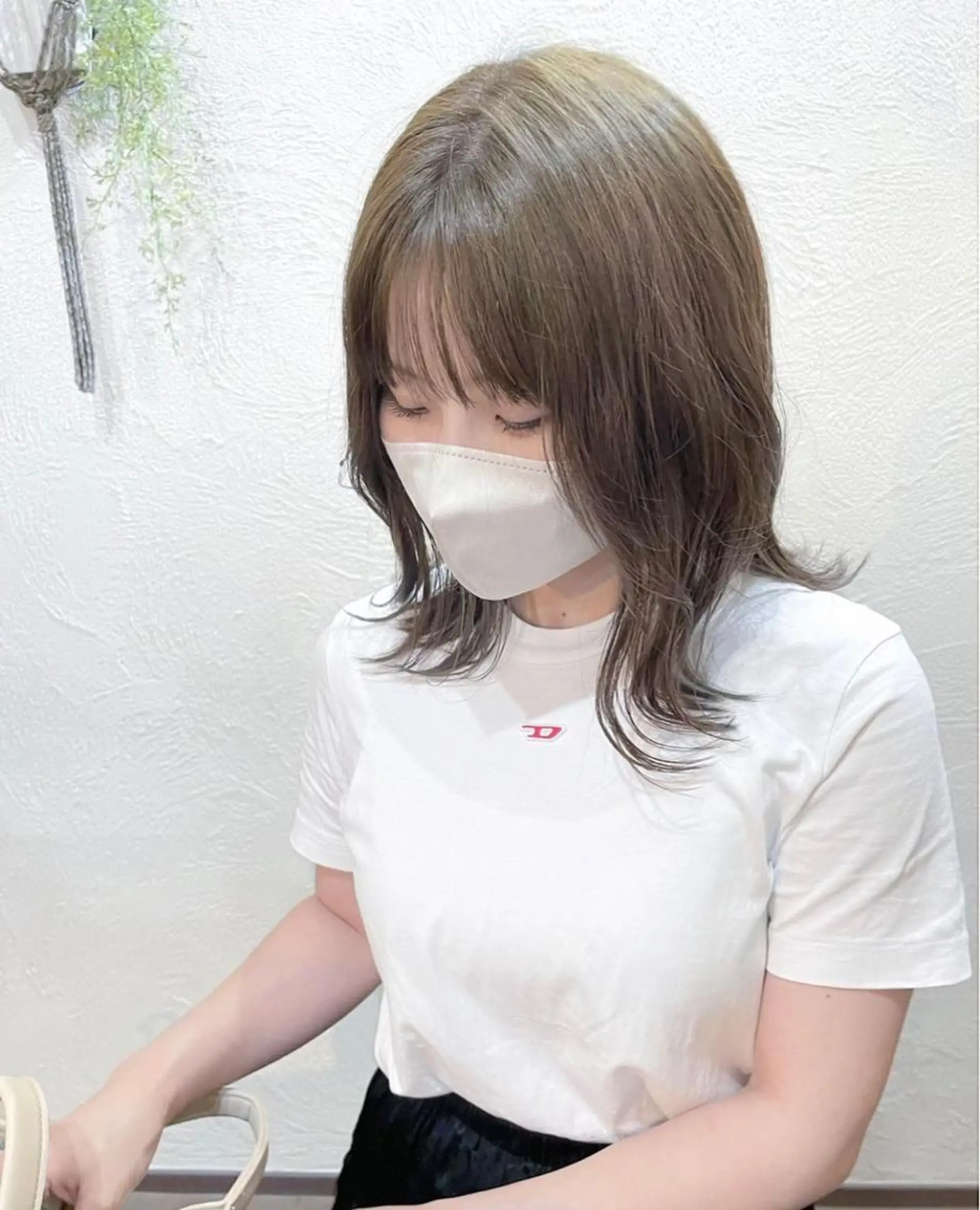 セミロング カラー ete所属・Rina 𓍯のヘアスタイル