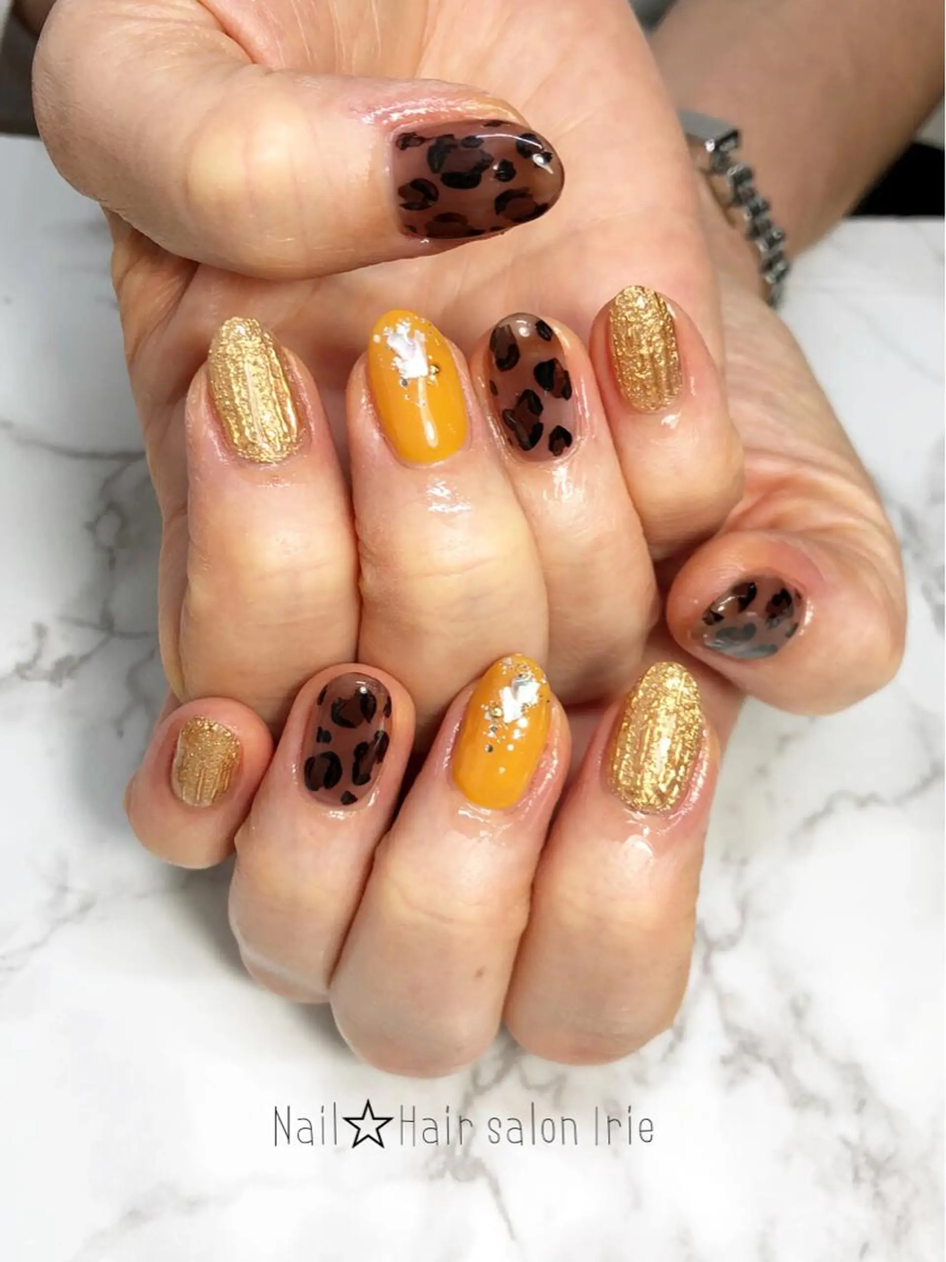 ネイル ハンドネイル Hair salon Irie所属・與儀 知佳のネイルデザイン