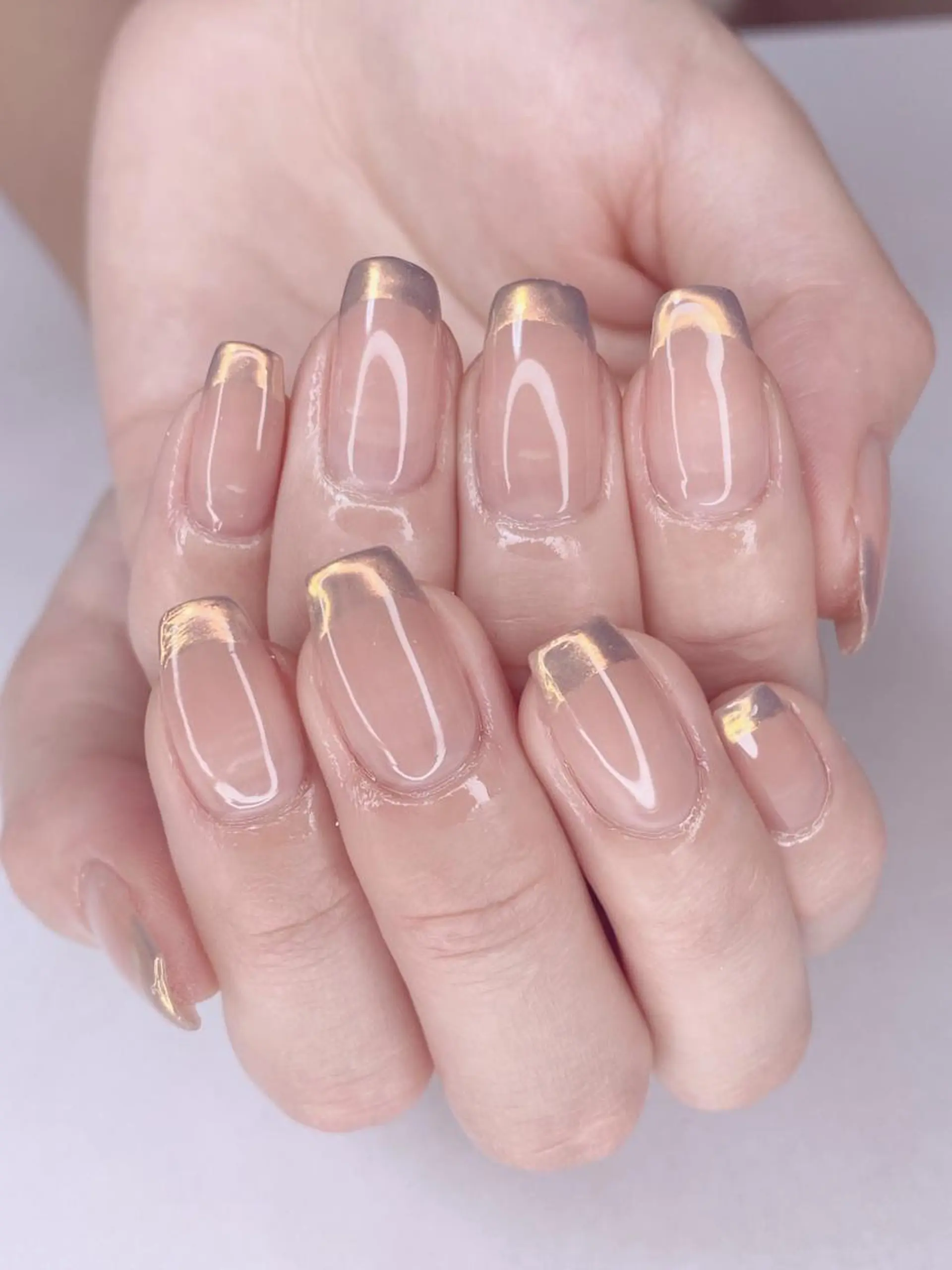 ネイル アートネイル オーロラネイル 桜ネイル クリアネイル フレンチネイル Ｎail Ｓalon ertiのネイルデザイン