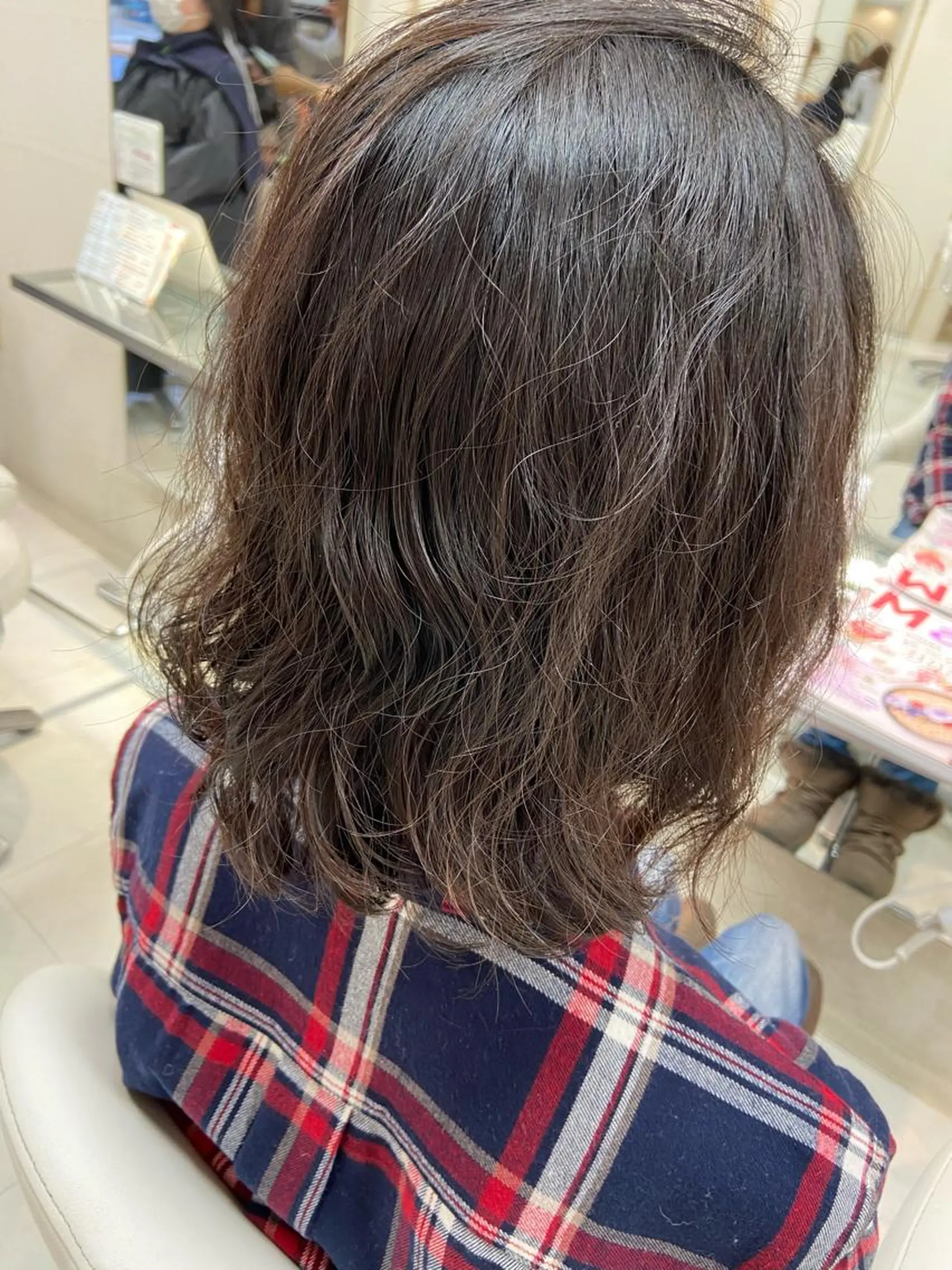 ミディアム ミディアムパーマ 菊地 美憂のヘアスタイル