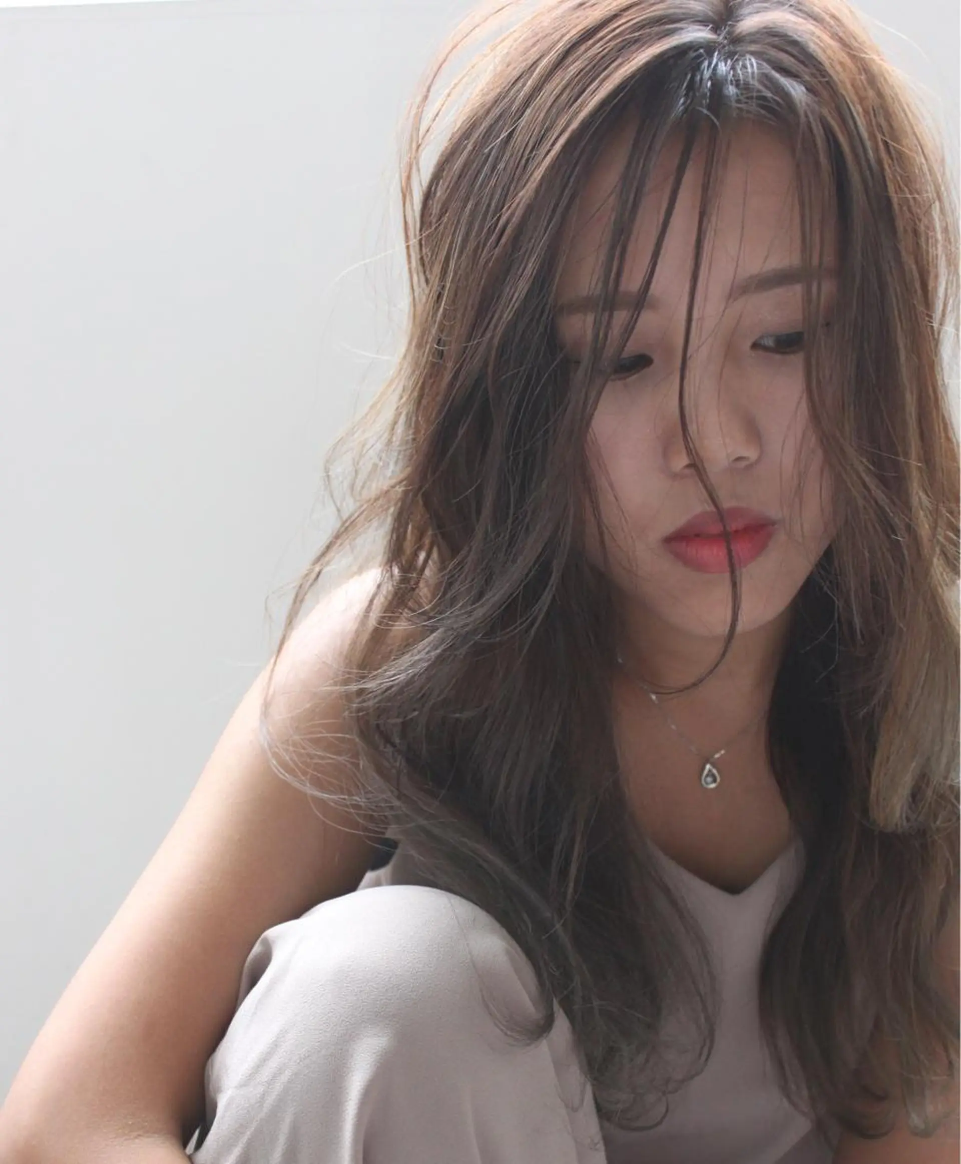 ロング カラー 透明感カラー ハイライトカラー ハイライト カット ヘアカラー トリートメント 髪質改善/美髪矯 正ヤマモトハルキのヘアスタイル