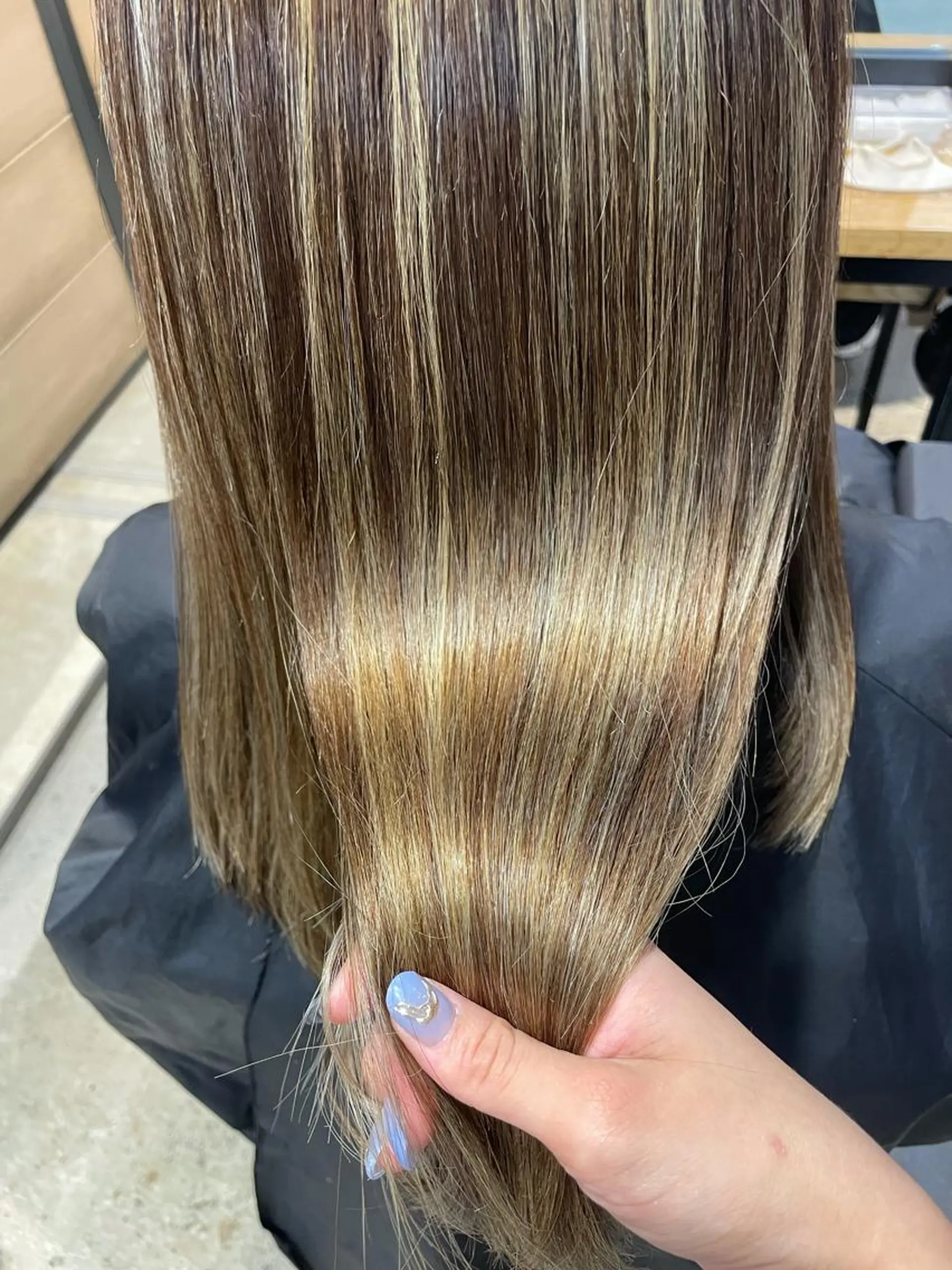 ロング カット ヘアカラー トリートメント youres hair 髪質改善トリートメント&ヘッドスパ  新宿三丁目店【ユアーズヘア】所属・🦋透明感カラー 👑NODOKA🦋のヘアスタイル