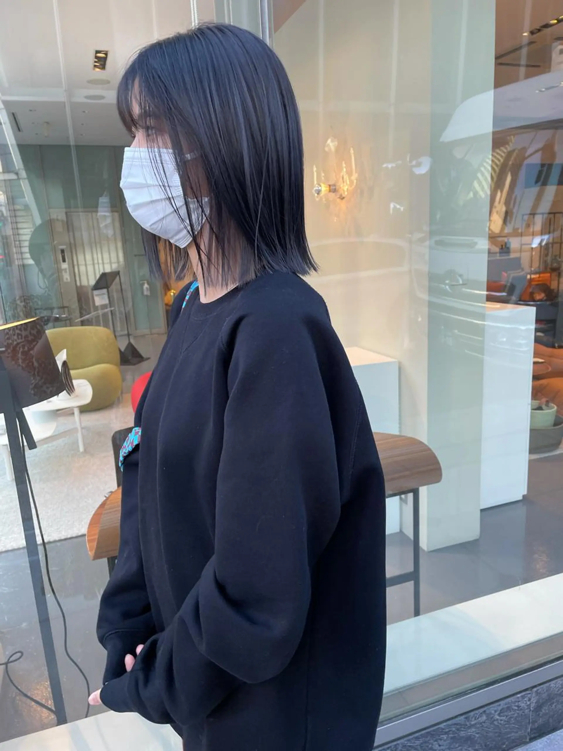 ミディアム 田中 碧のヘアスタイル