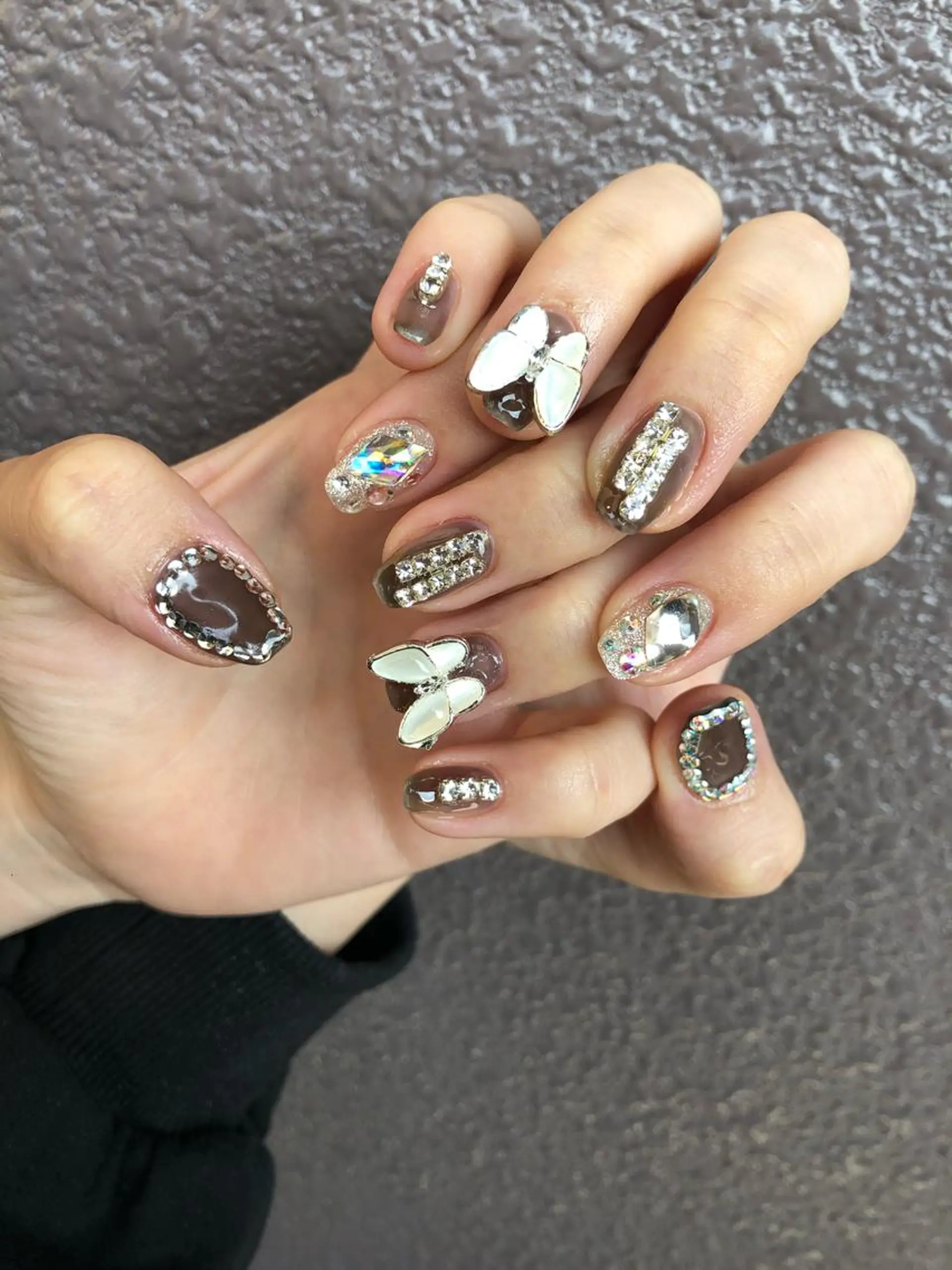 ロング カラー ヘアアレンジ キッズ ネイル マツエク・マツパ 福田 加奈のネイルデザイン