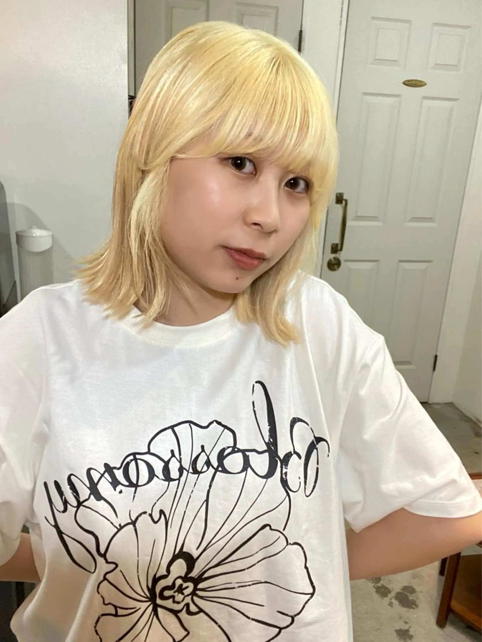 ミディアム カラー longtemps所属・竹内 柚子のヘアスタイル