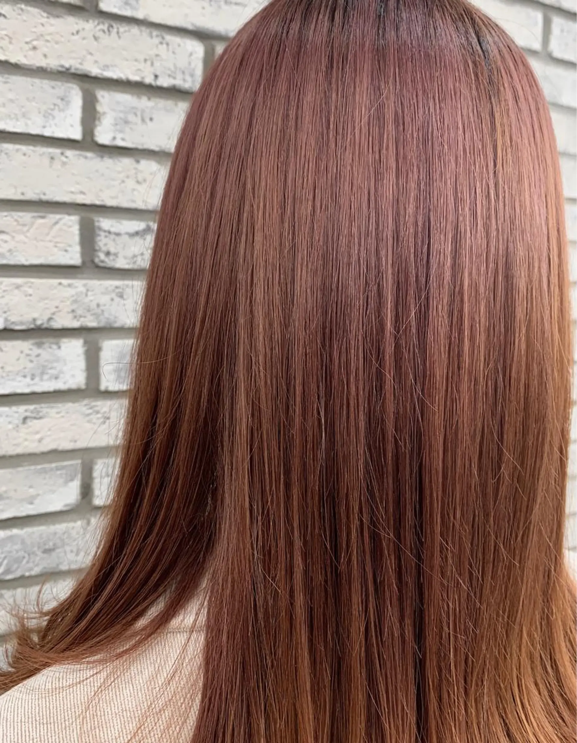 ミディアム カラー レイヤー ハイトーン 暖色⭐︎KANAKOのヘアスタイル