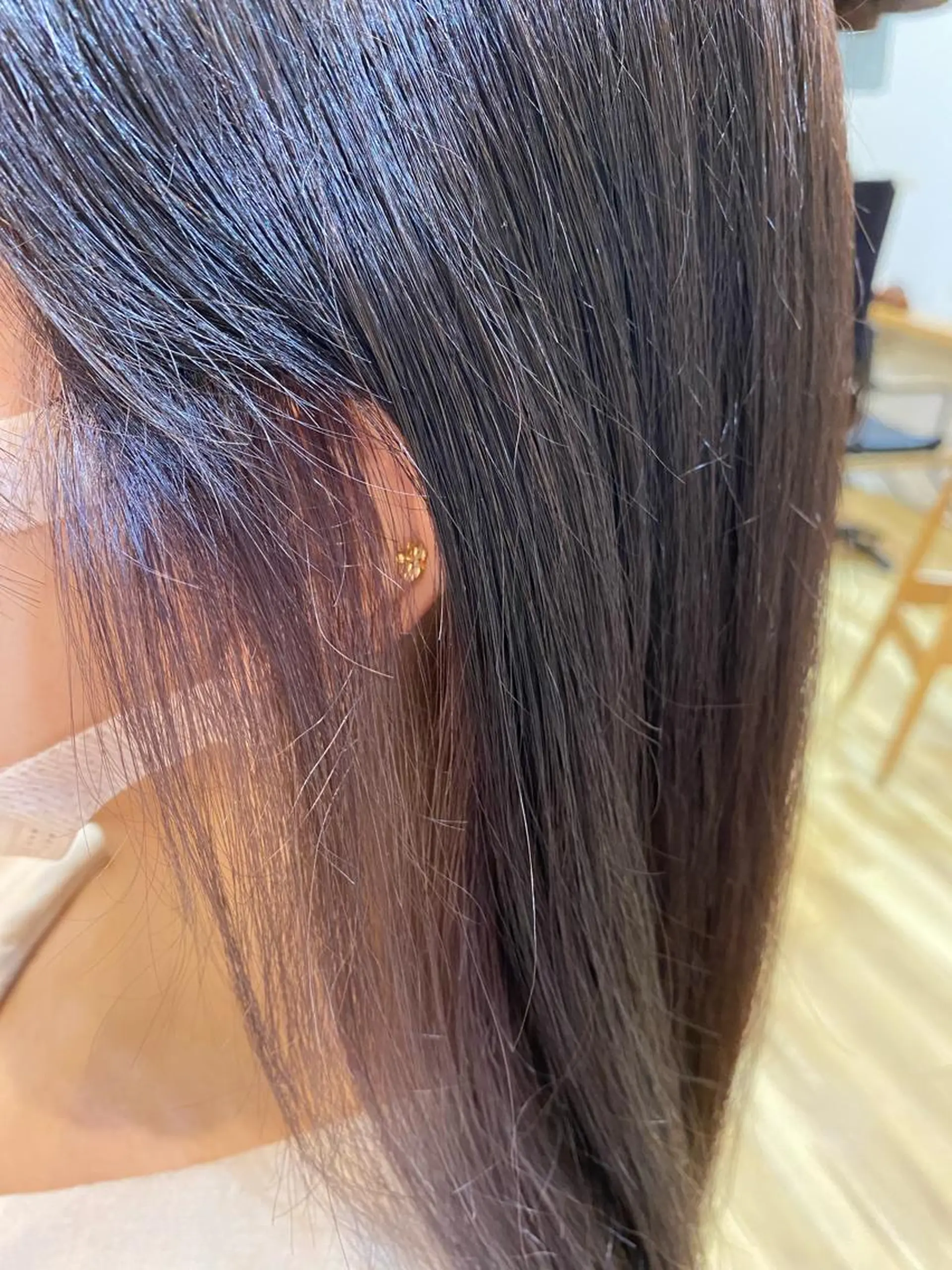 ロング カラー 佐藤 かののヘアスタイル