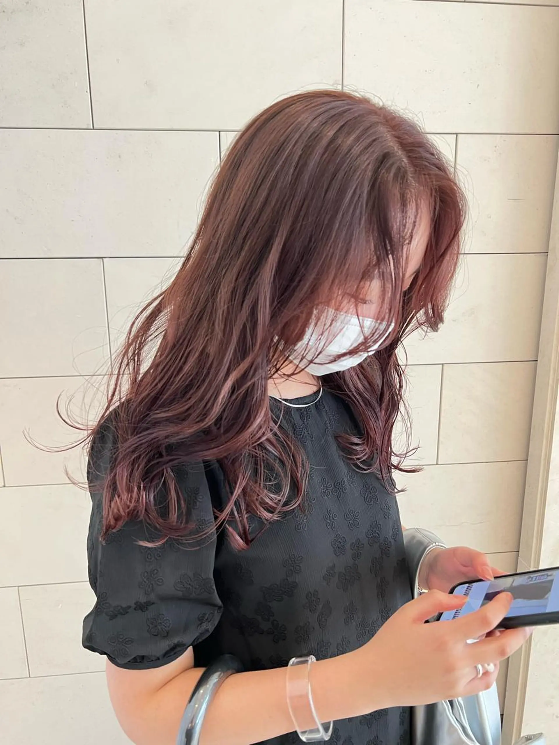 ミディアム カラー kraemerparis所属・フルガキ ハルカ天神美容室のヘアスタイル