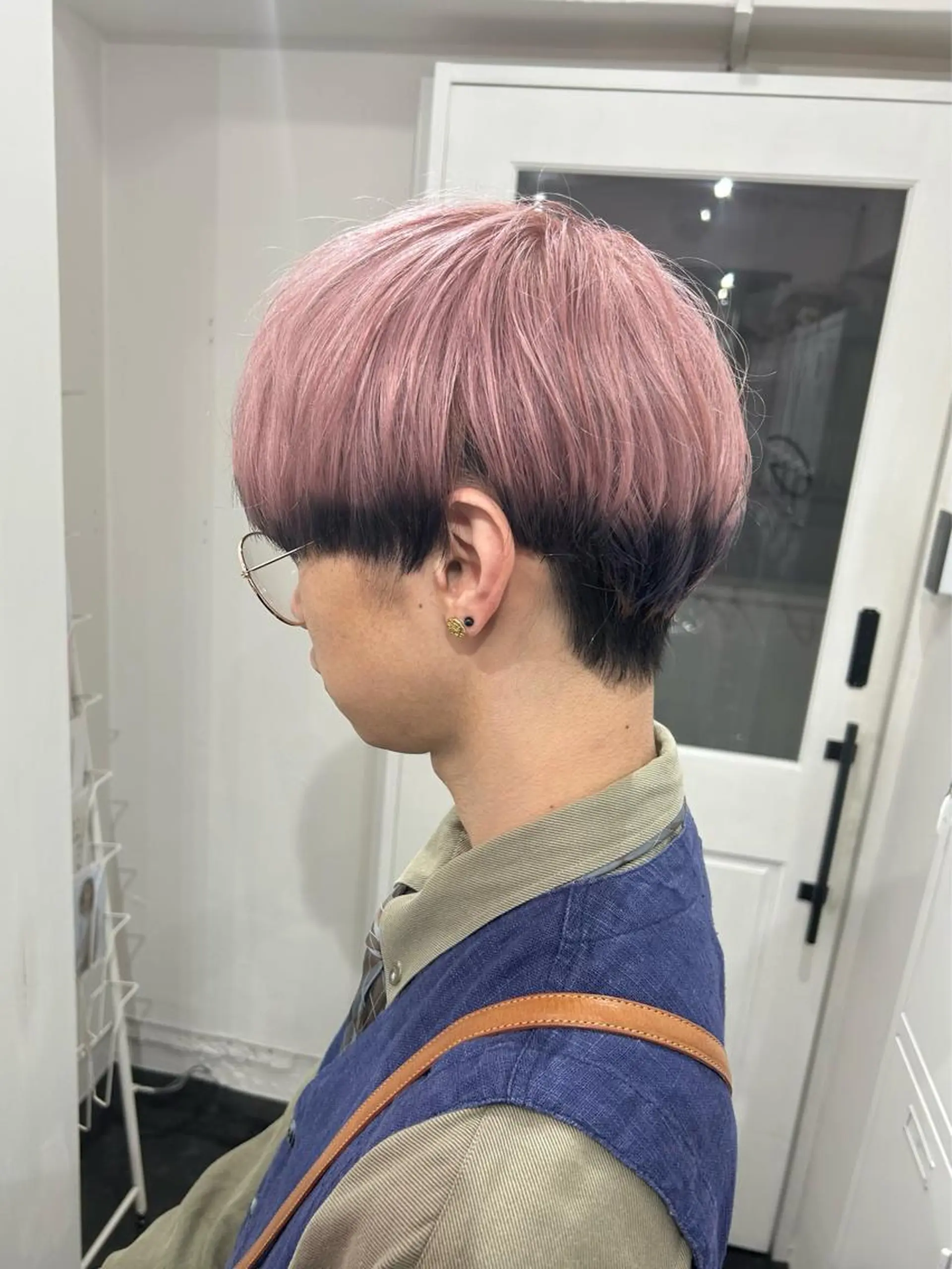 ミディアム カラー ヘアカラー トリートメント ハイトーン/ウルフ /小澤凌祐🦕のヘアスタイル