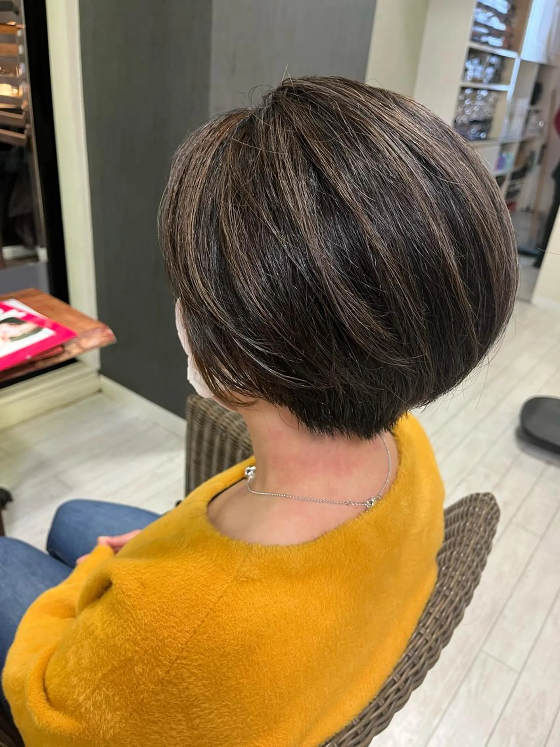 カラー ハイライトカラー カット ヘアカラー ママ美容師 ＊ヒマワリのヘアスタイル