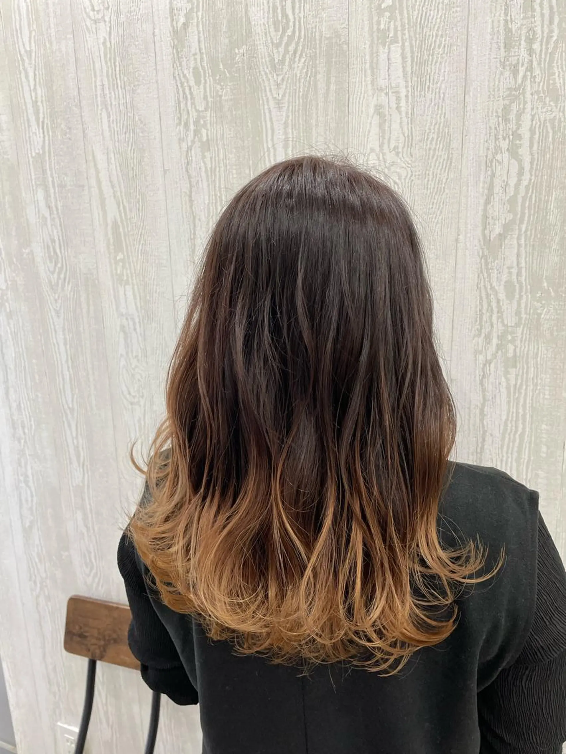 ミディアム カラー ベージュカラー グラデーションカラー TELA HAIR 守谷のヘアスタイル