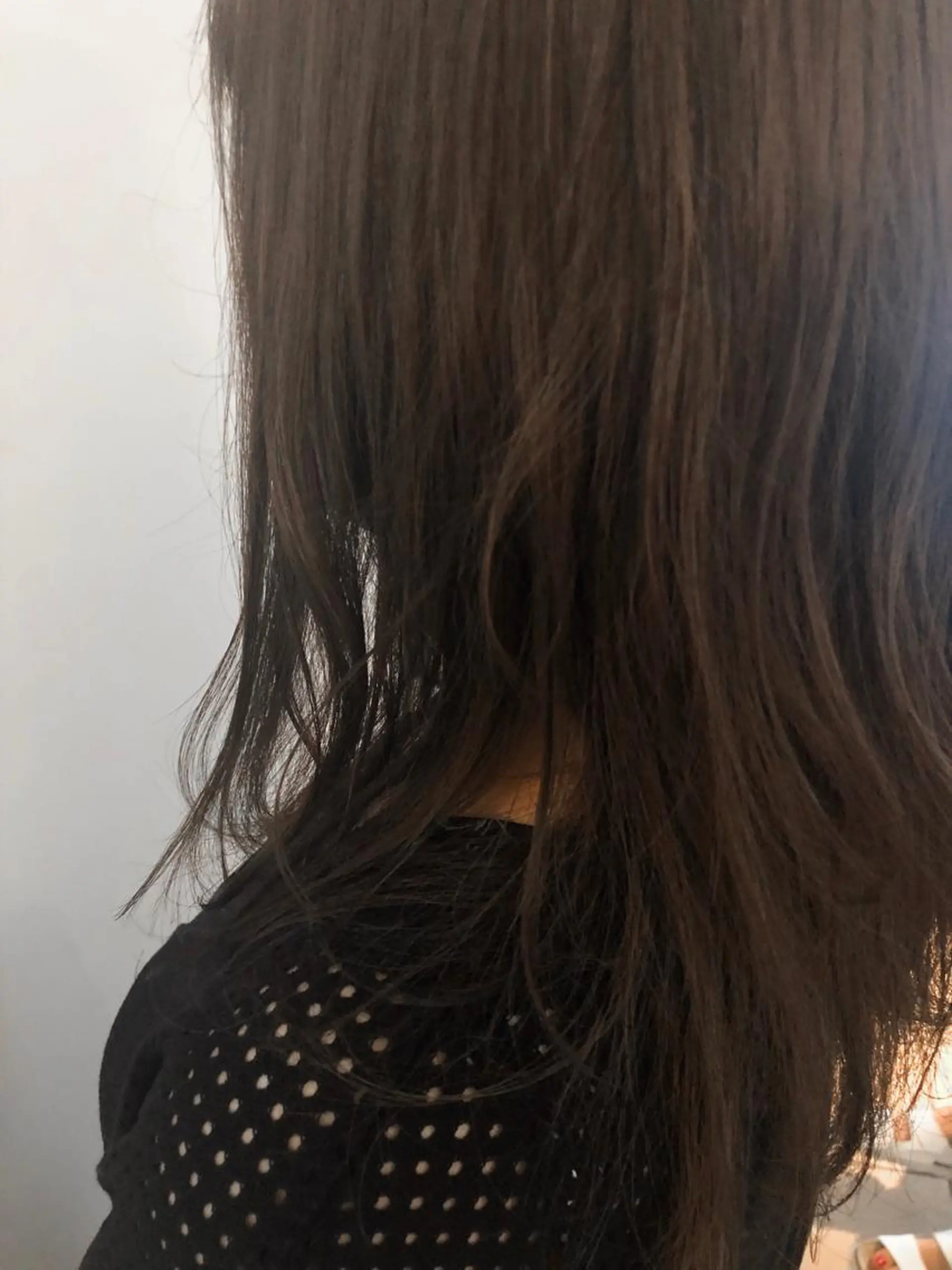 セミロング カラー ベージュカラー ブリーチ ヘアカラー トリートメント 韓国hair ·͜· watanabeのヘアスタイル