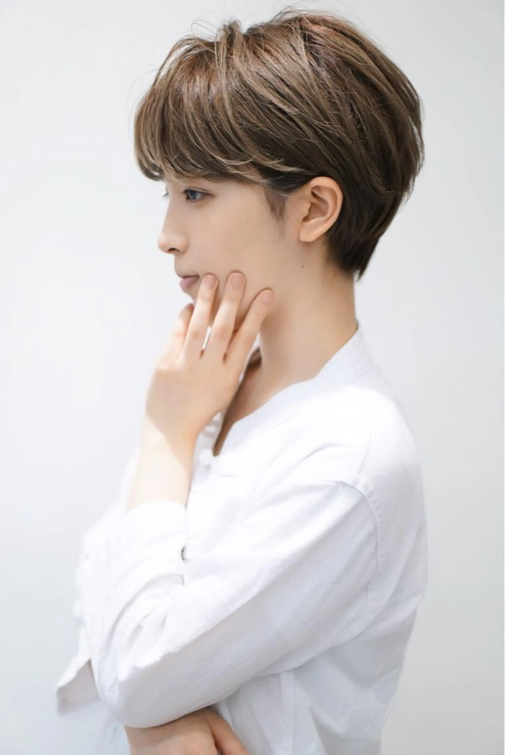 ショート カラー 顔周りカット 似合わせカット ショートヘア ディレクター ノナカのヘアスタイル