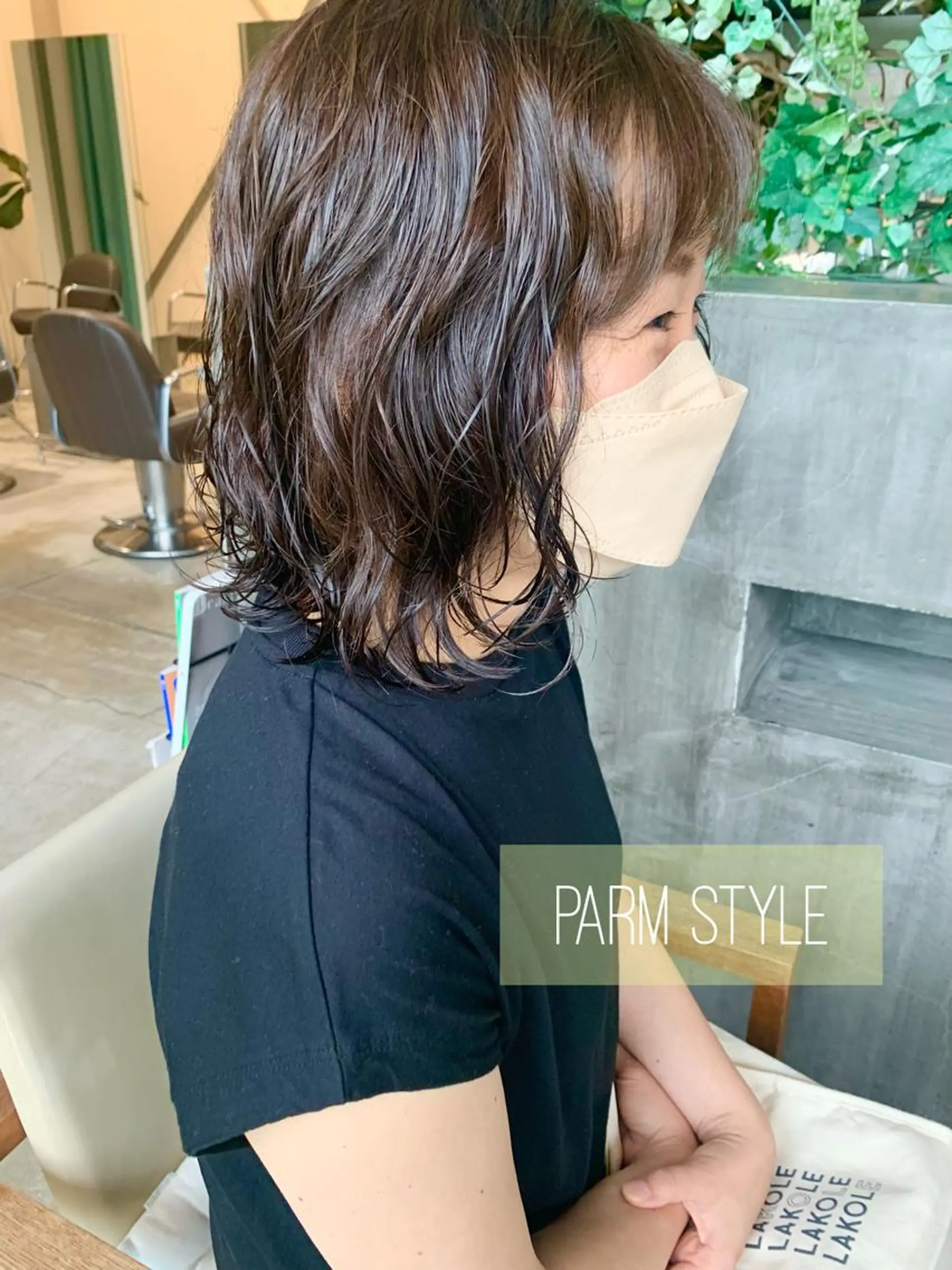 ミディアム 田中 亜沙美のヘアスタイル