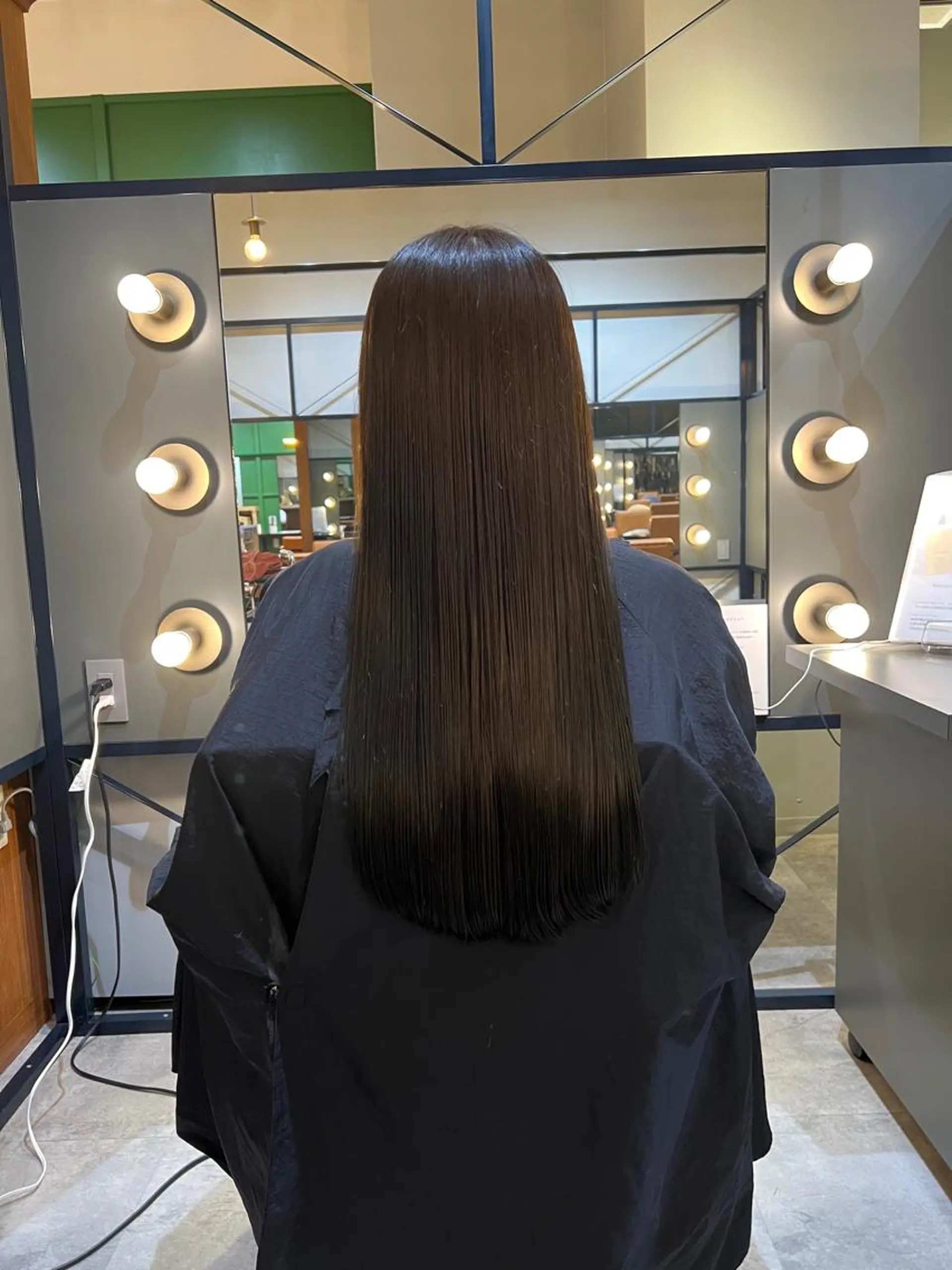 ロング カット 縮毛矯正 トリートメント 髪質改善ストレート Kantaのヘアスタイル