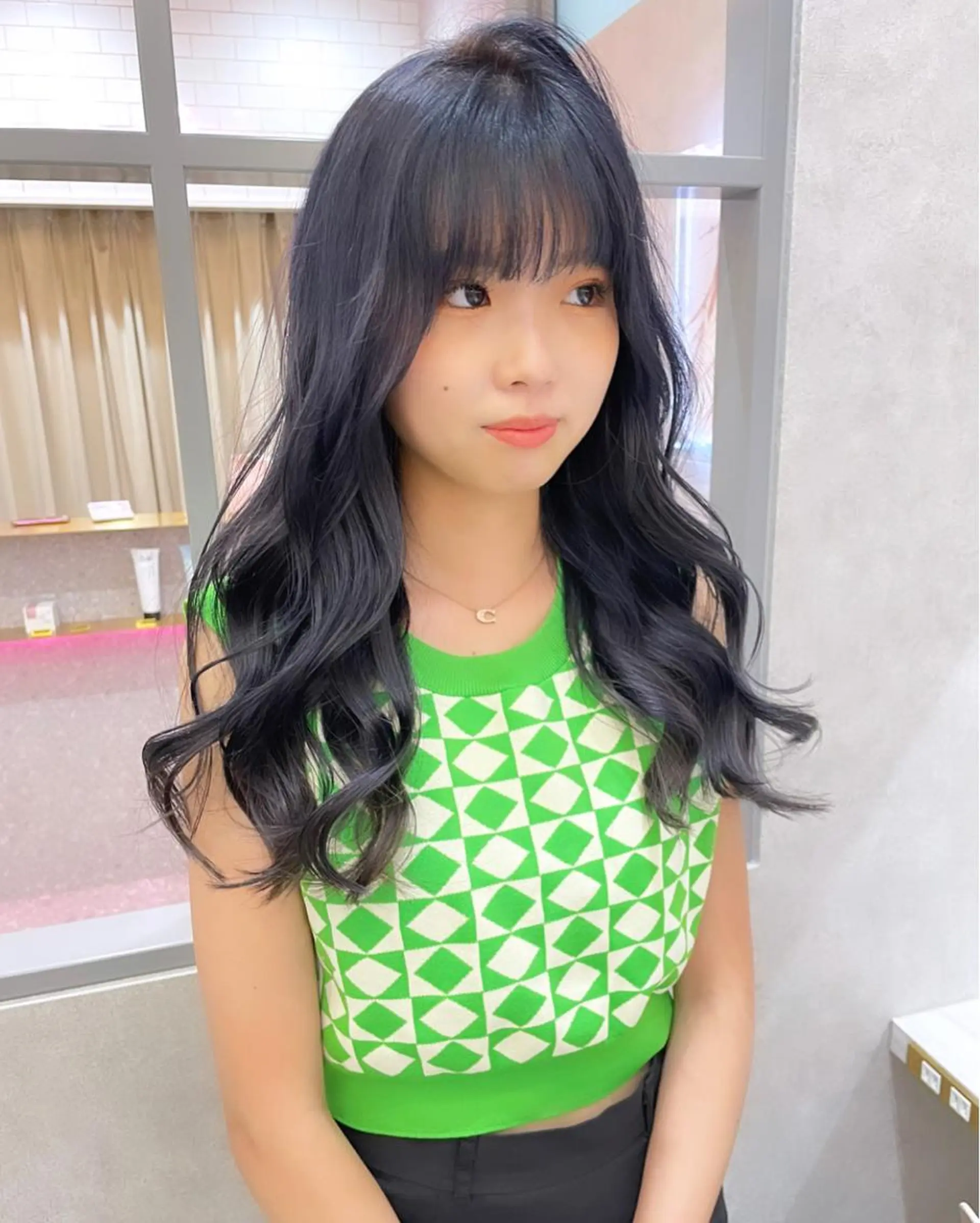 カラー ヘアカラー rina／ベージュ ワンホン/韓国ヘアのヘアスタイル