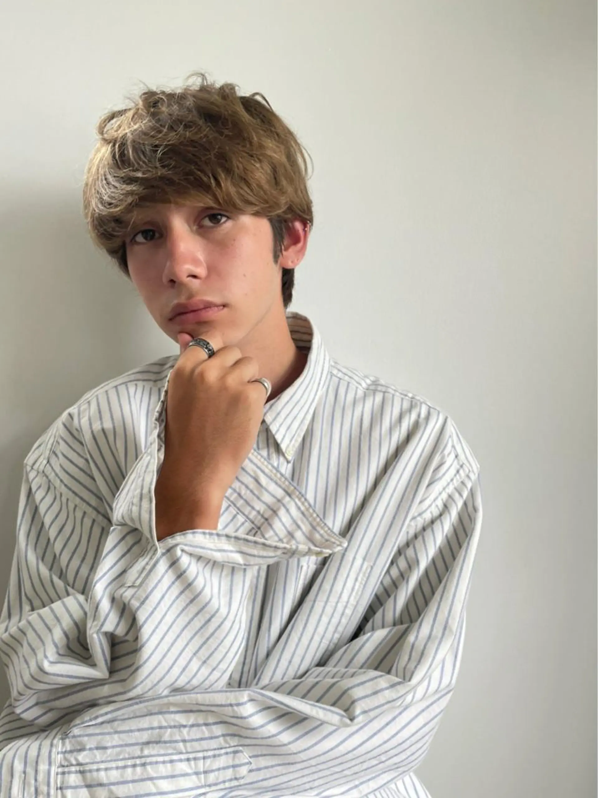 ショート カラー パーマ ショートボブ アディクシーカラー ブリーチ ブロンド ブルーカラー CEINE【セーヌ】 三軒茶屋のヘアスタイル