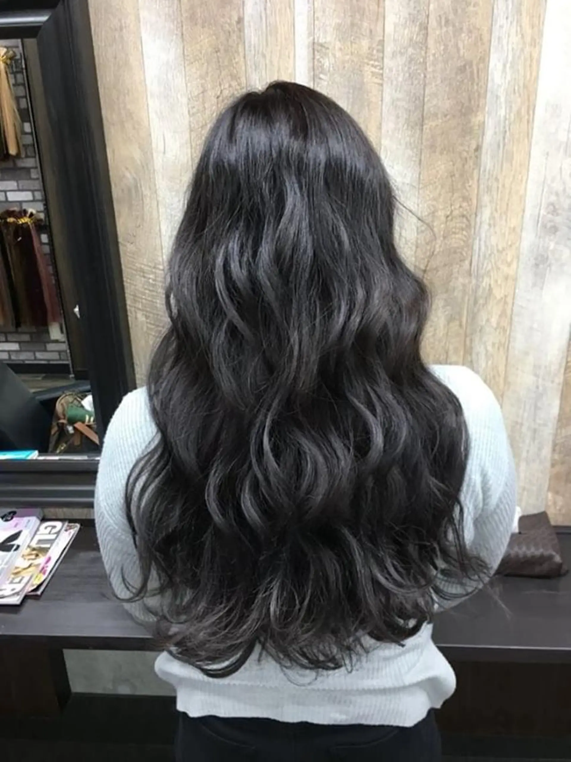 ロング カラー ダークグレー ダークグレージュ グレージュ カット ヘアカラー トリートメント FUNIC横浜店所属・渡辺 勇大のヘアスタイル