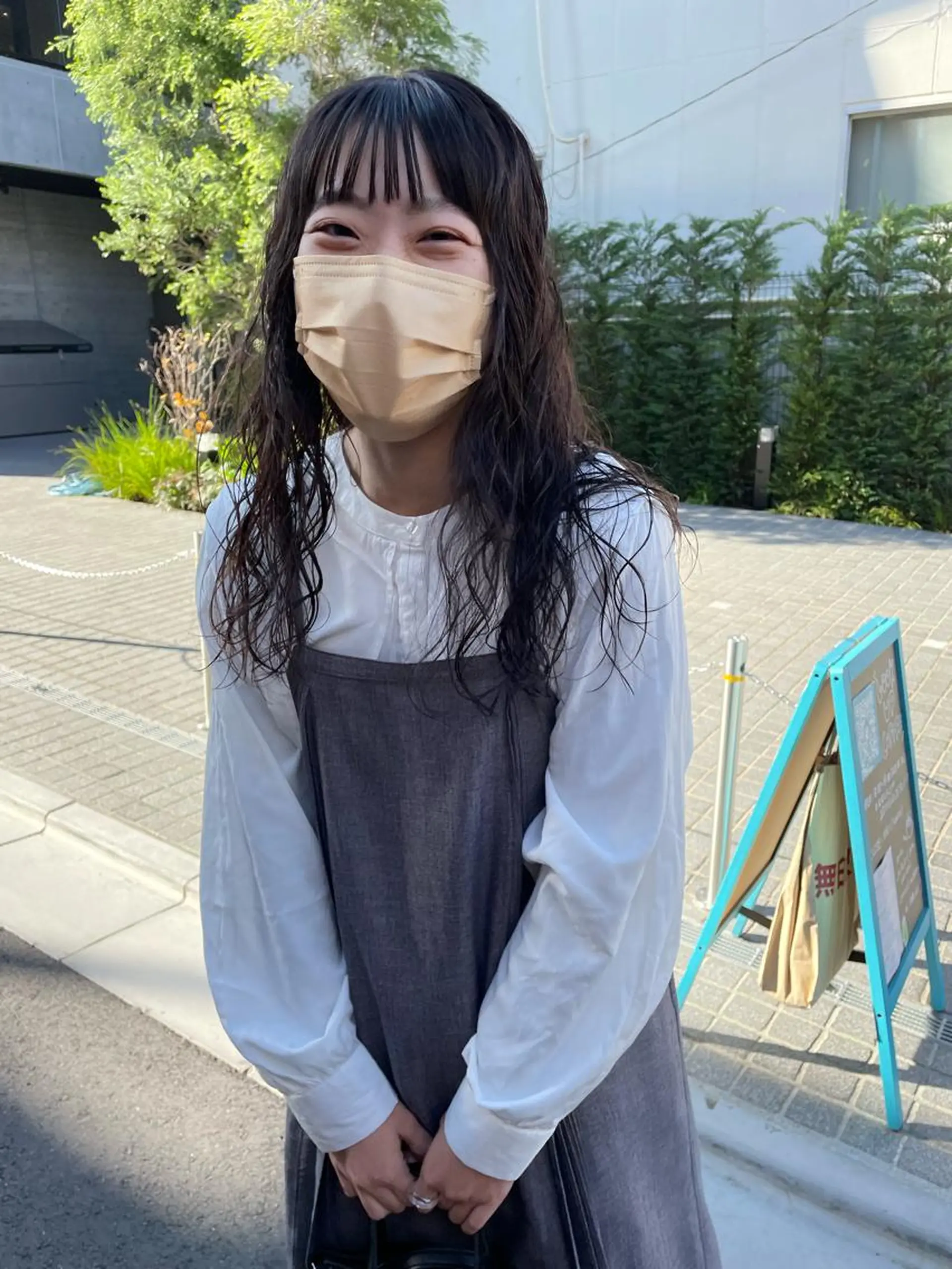 ロング パーマ ロング カット パーマ トリートメント パーマ/透明感カラー /ボブ/吉田一生のヘアスタイル