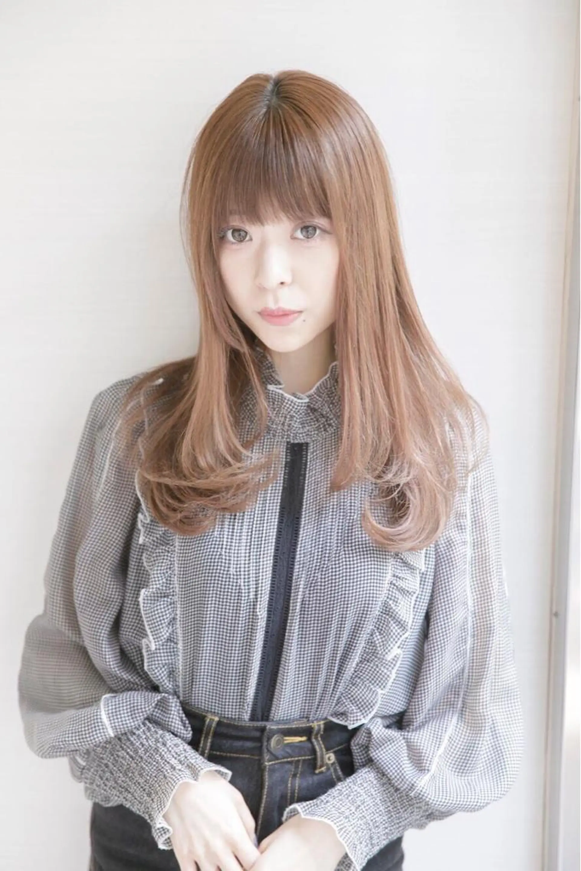 ロング ヘアカラー トリートメント 日本橋人形町 コダカヒサヤのヘアスタイル