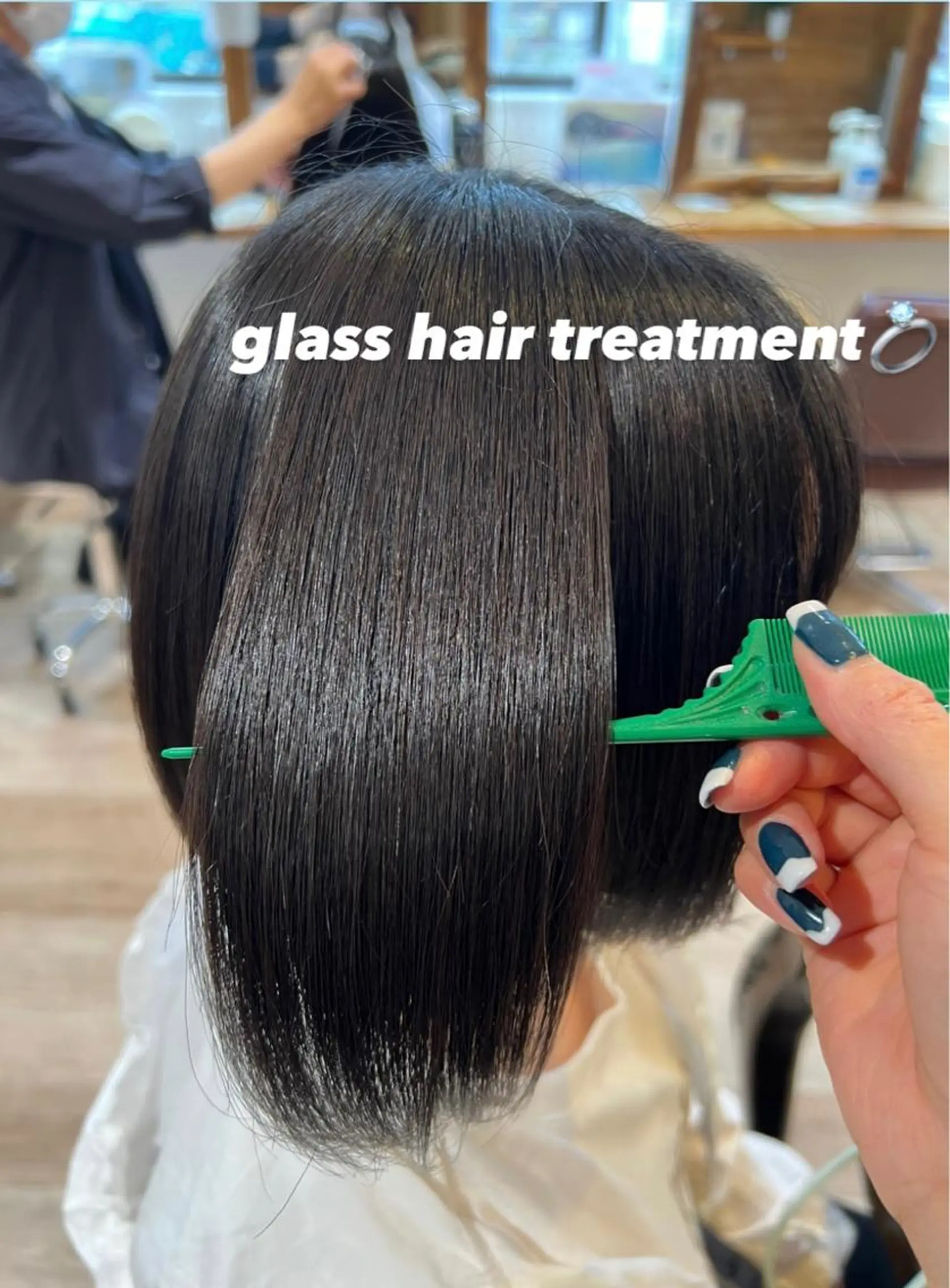 ショート ボブ 髪質改善 ショートヘア トリートメント 暖色カラー/レイヤー カット/Yunaのヘアスタイル