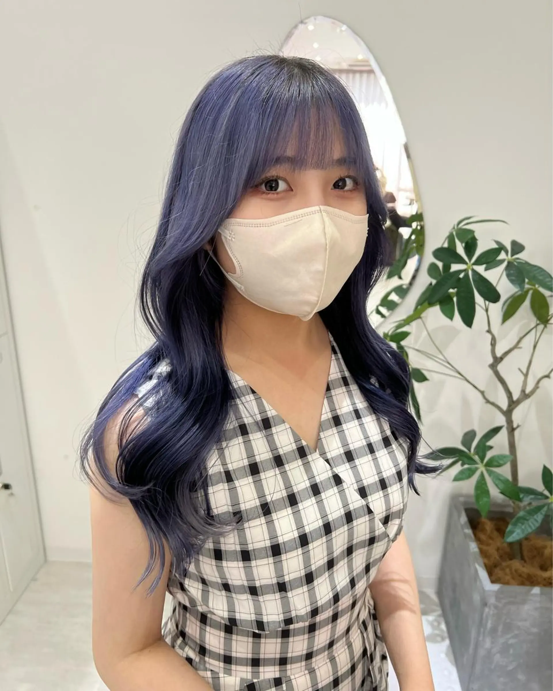 ロング カット ヘアカラー トリートメント 韓国ヘア🩶侑矢 艶髪透明感/福岡のヘアスタイル