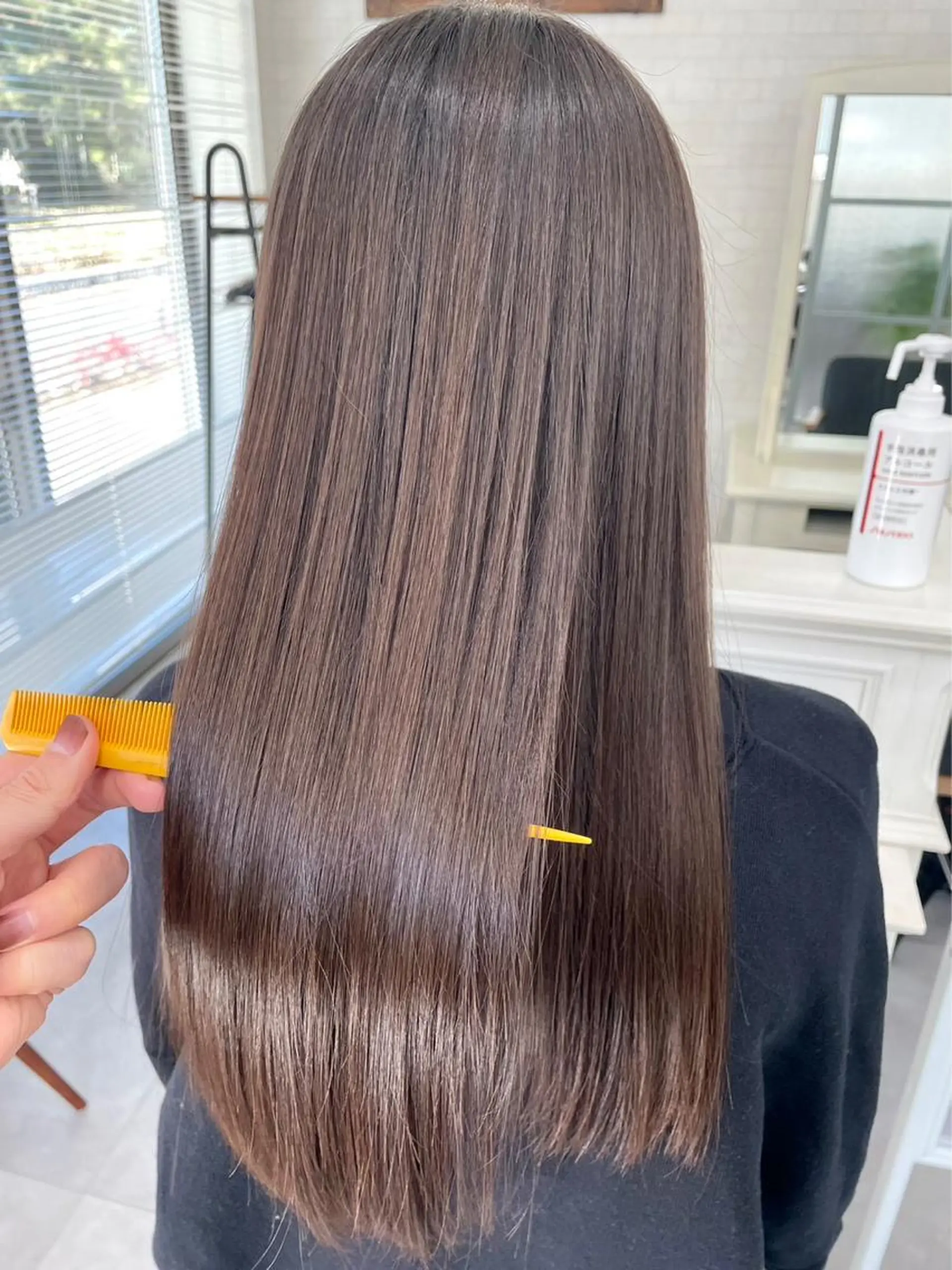 ロング トリートメント ババ リョウゴのヘアスタイル