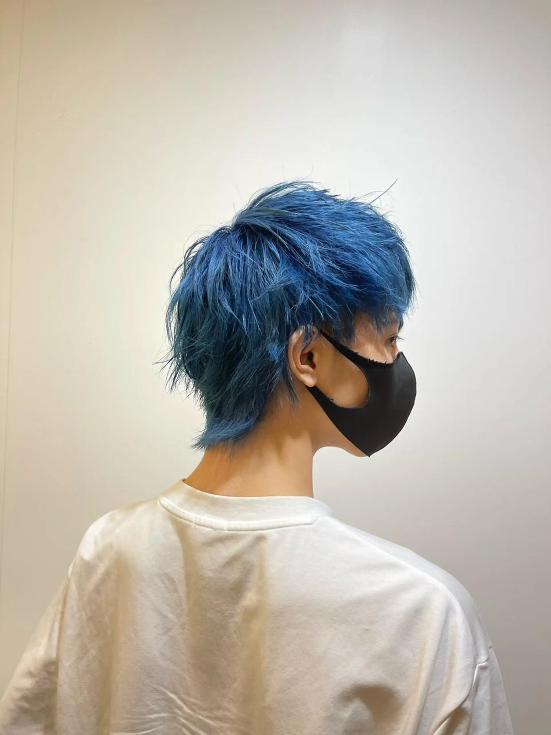 カラー メンズ エクステ/ハイトーン /レイヤーカットのヘアスタイル