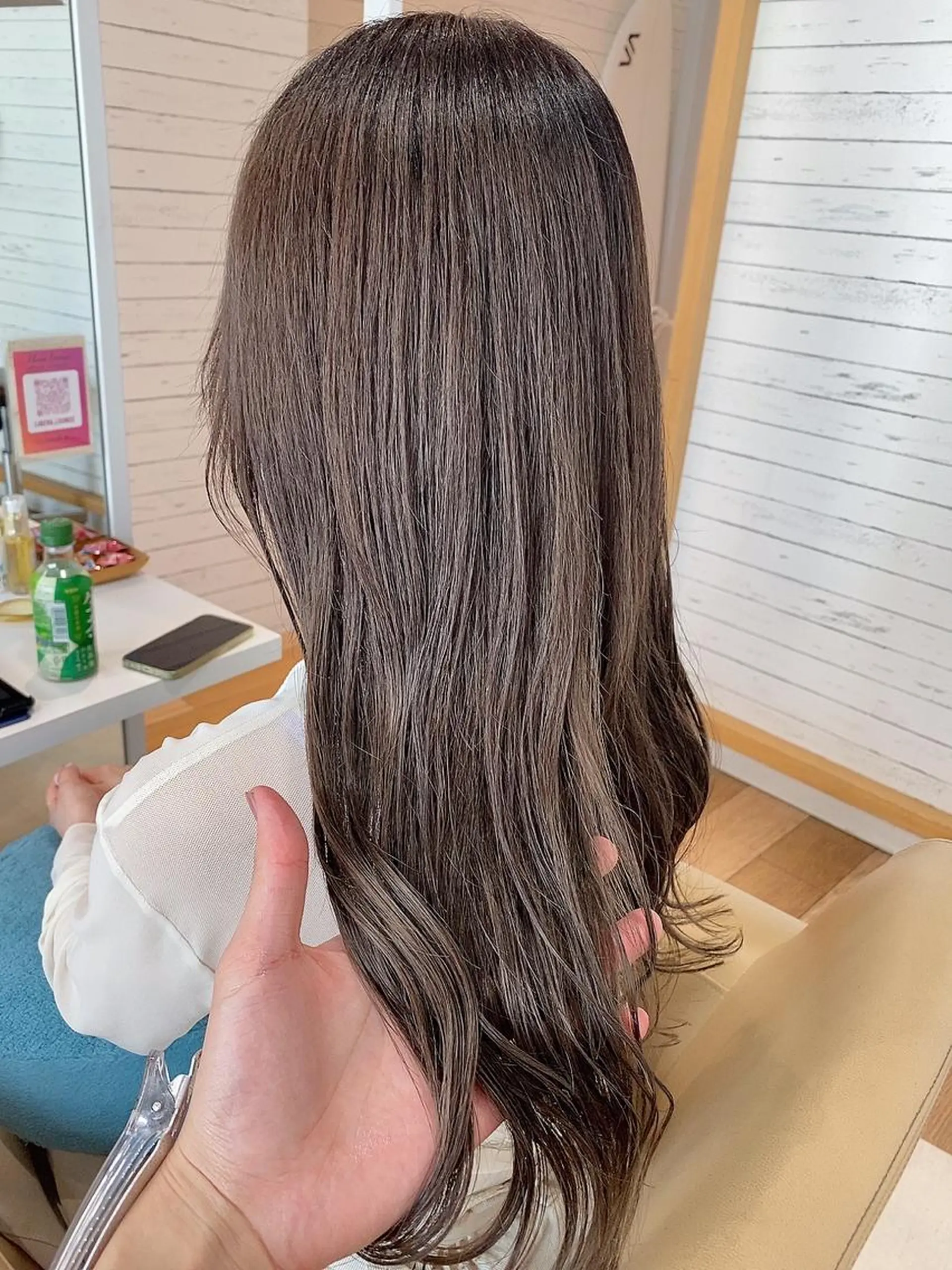 セミロング ヘアカラー トリートメント 荒木 たけるのヘアスタイル