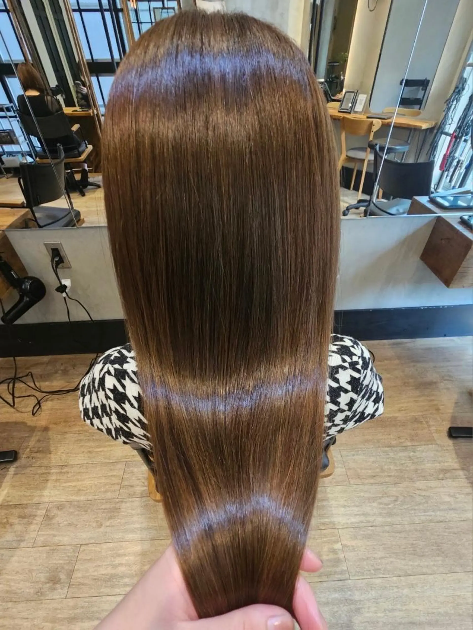 セミロング 韓国ヘア/ベージュ カラー/髪質改善/涼のヘアスタイル