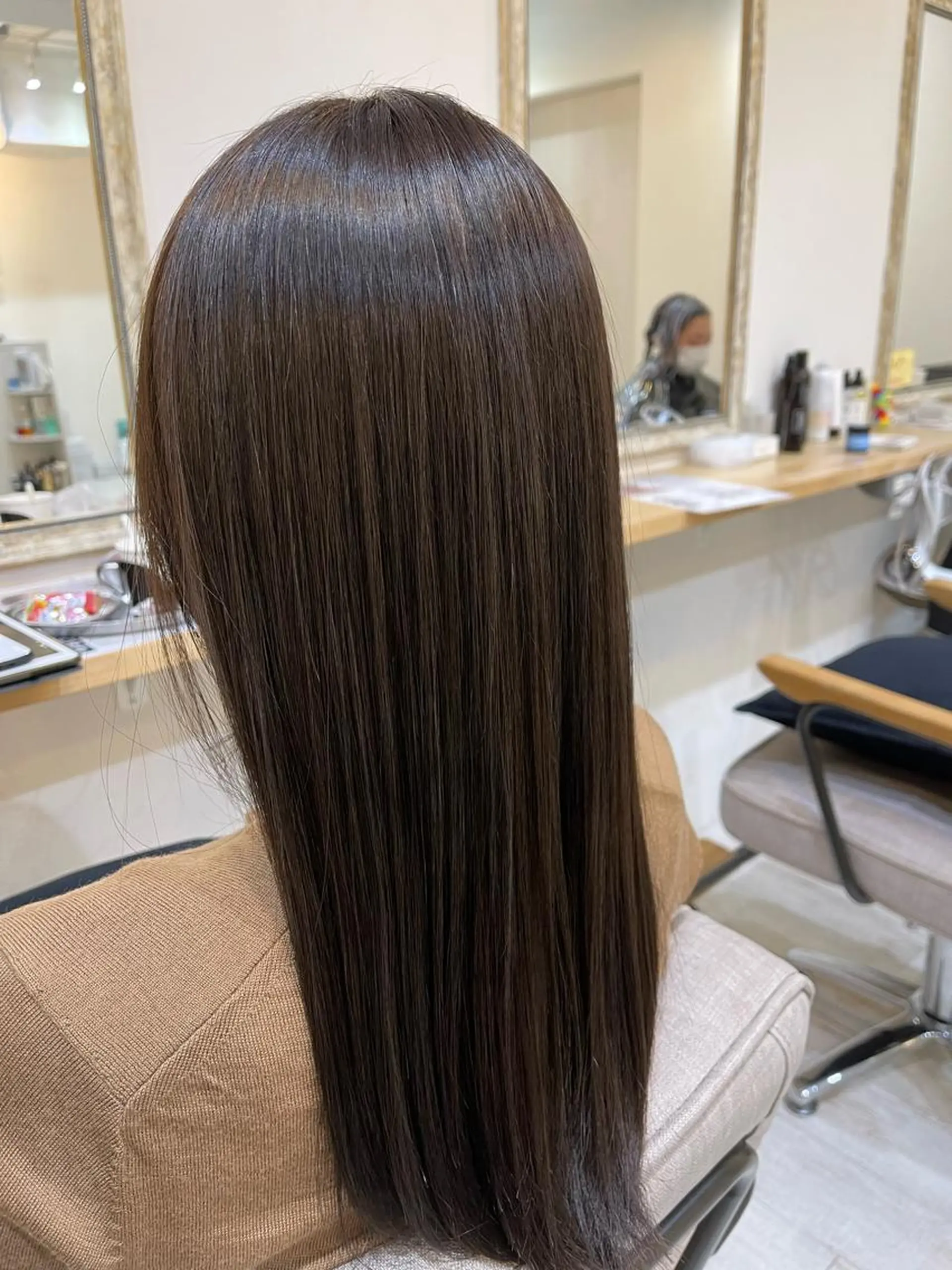 セミロング 髪質改善 カット 縮毛矯正 山本 悟志のヘアスタイル