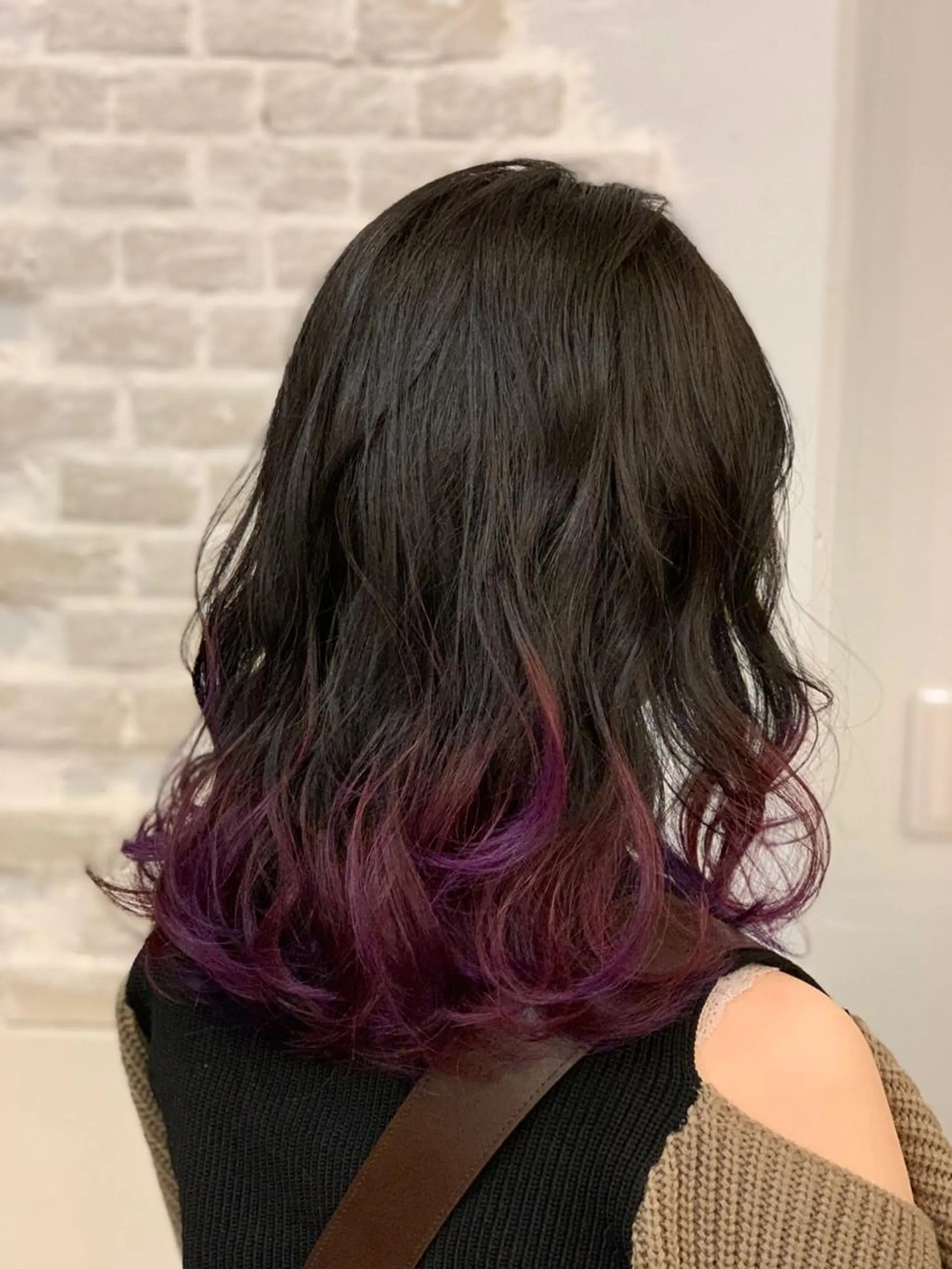 ミディアム カラー バイオレットカラー ヘアカラー Dahlia所属・Dahlia 鈴木のヘアスタイル