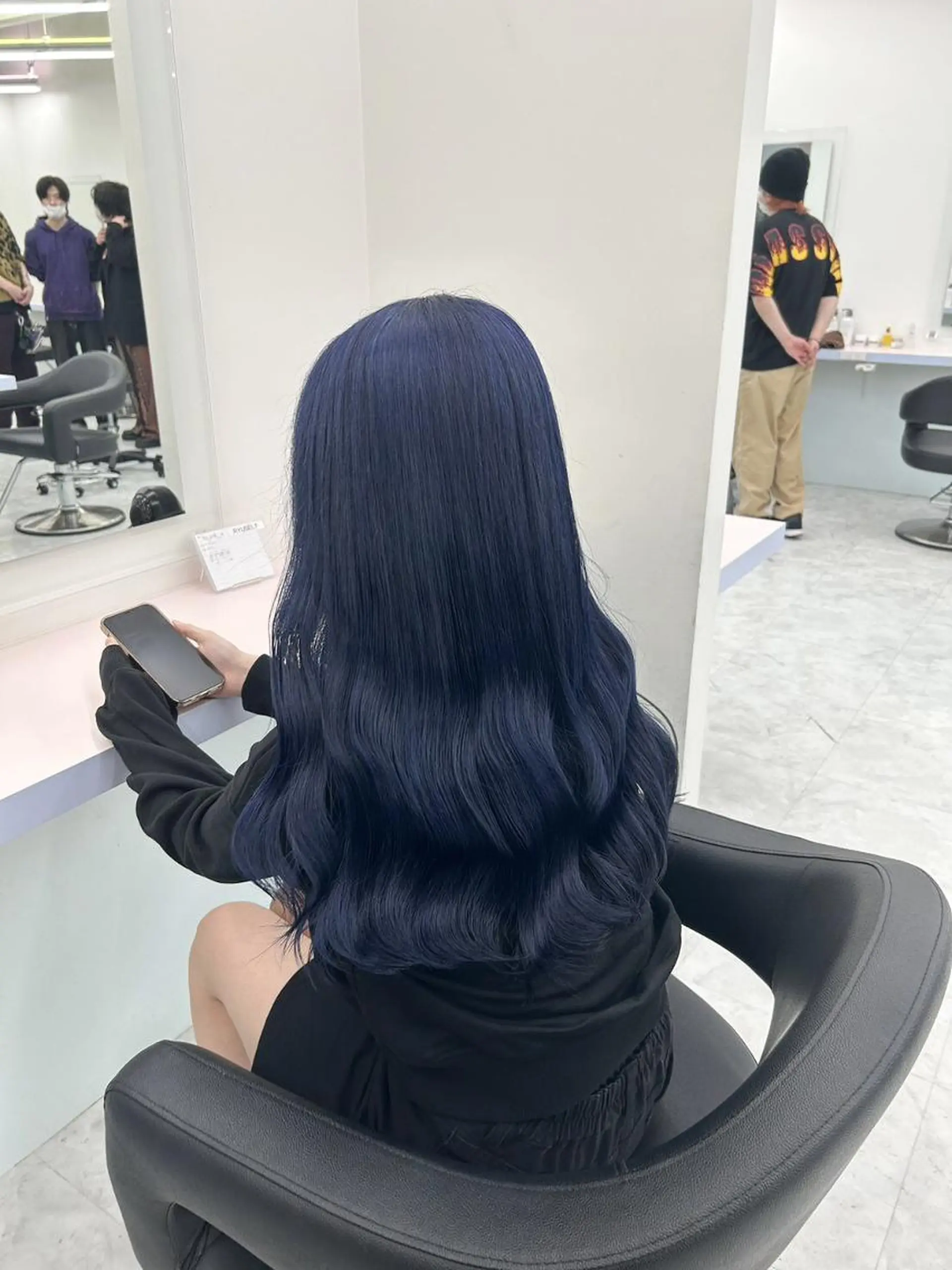 セミロング ヘアカラー トリートメント 🤍韓国寒色カラー 🤍MADOKAのヘアスタイル