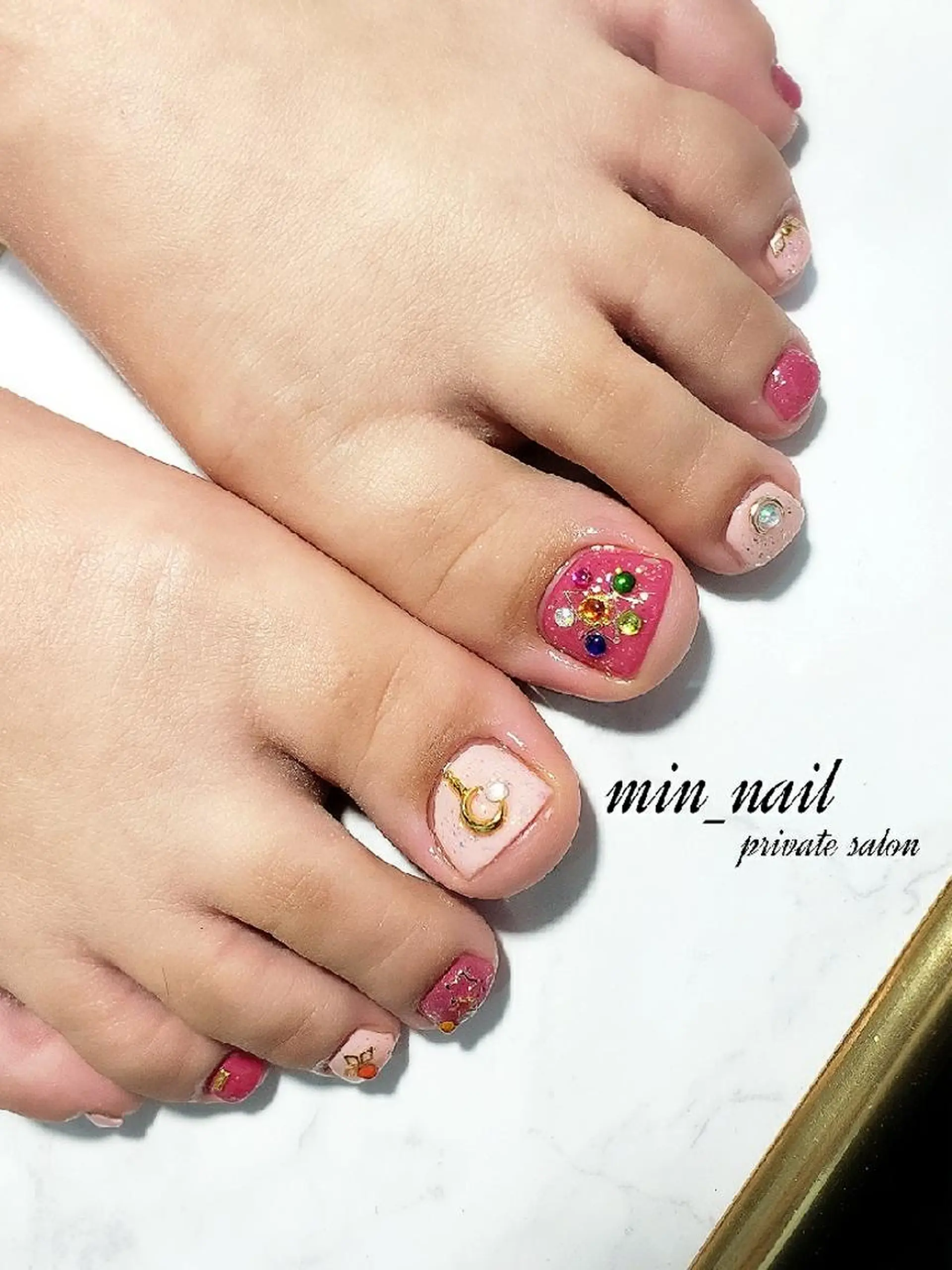 ネイル フットネイル プライベートサロン lienのネイルデザイン