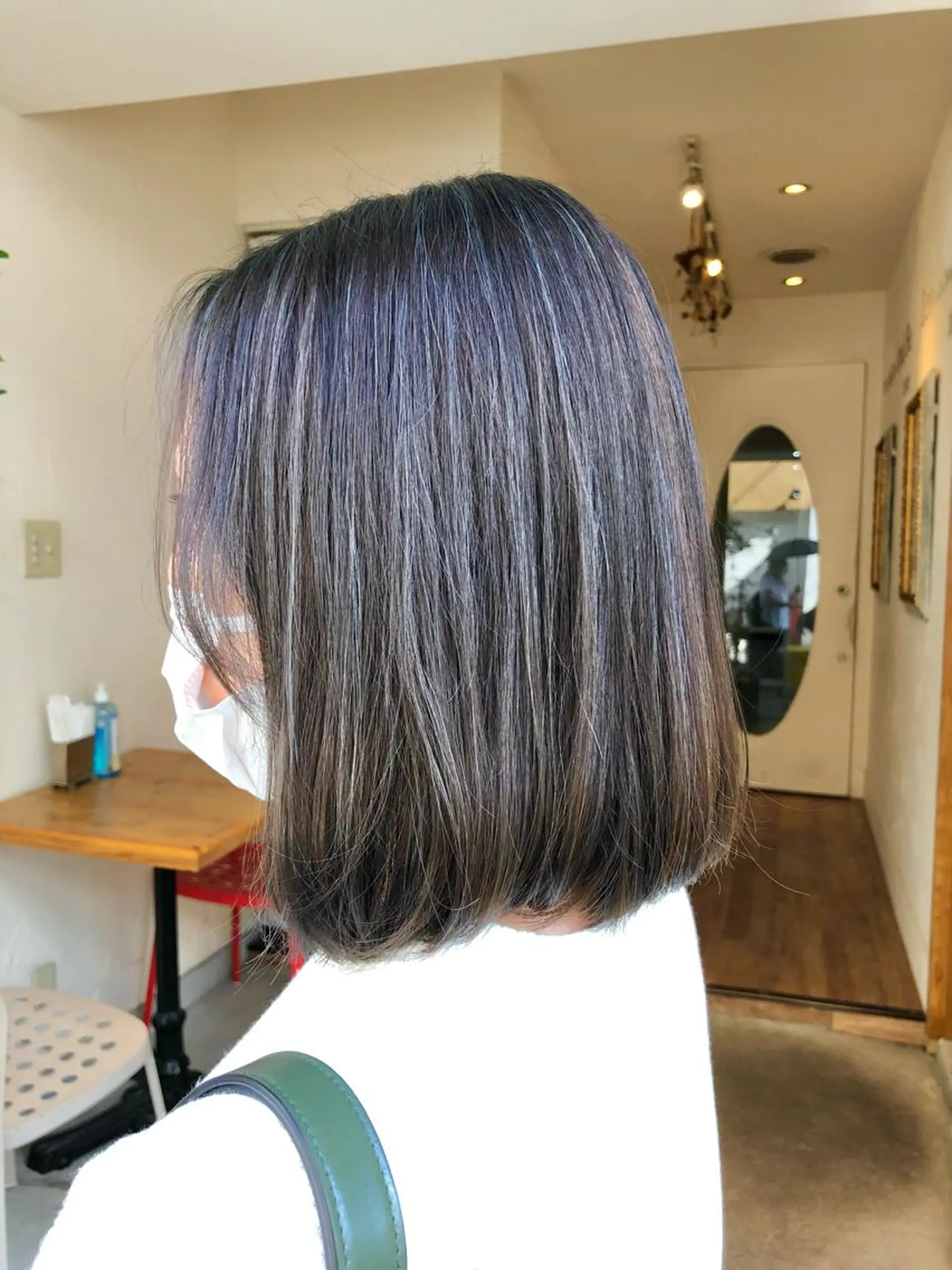 ショート カラー 透明感カラー ハイライトカラー ハイライト luve heart's And Be  minamisemba所属・脇坂 佳世の眉毛・アイブロウイメージ