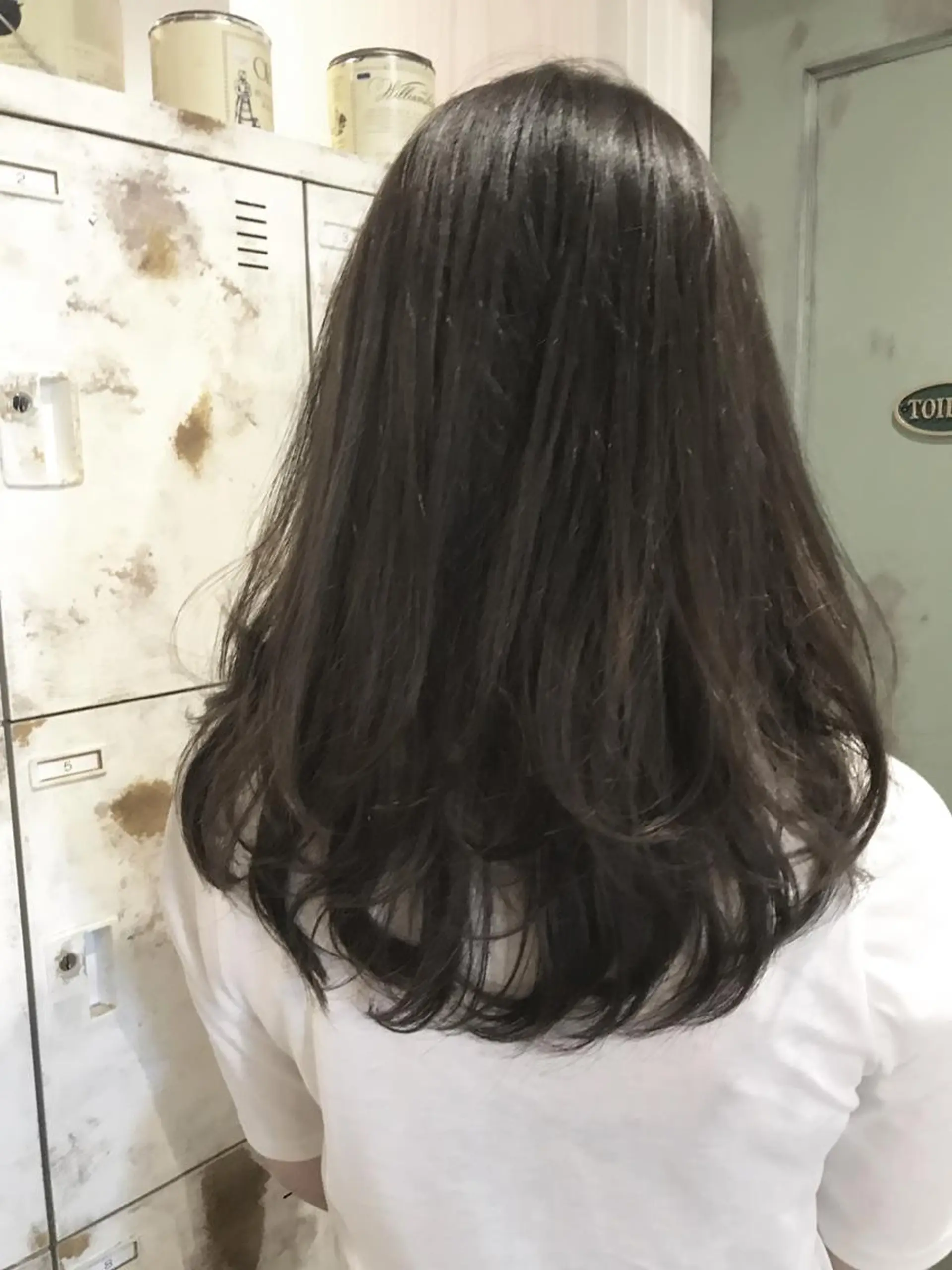 カラー アッシュ アッシュグレー 嶋村夏実🌼レイヤー 🌸白髪ぼかしのヘアスタイル