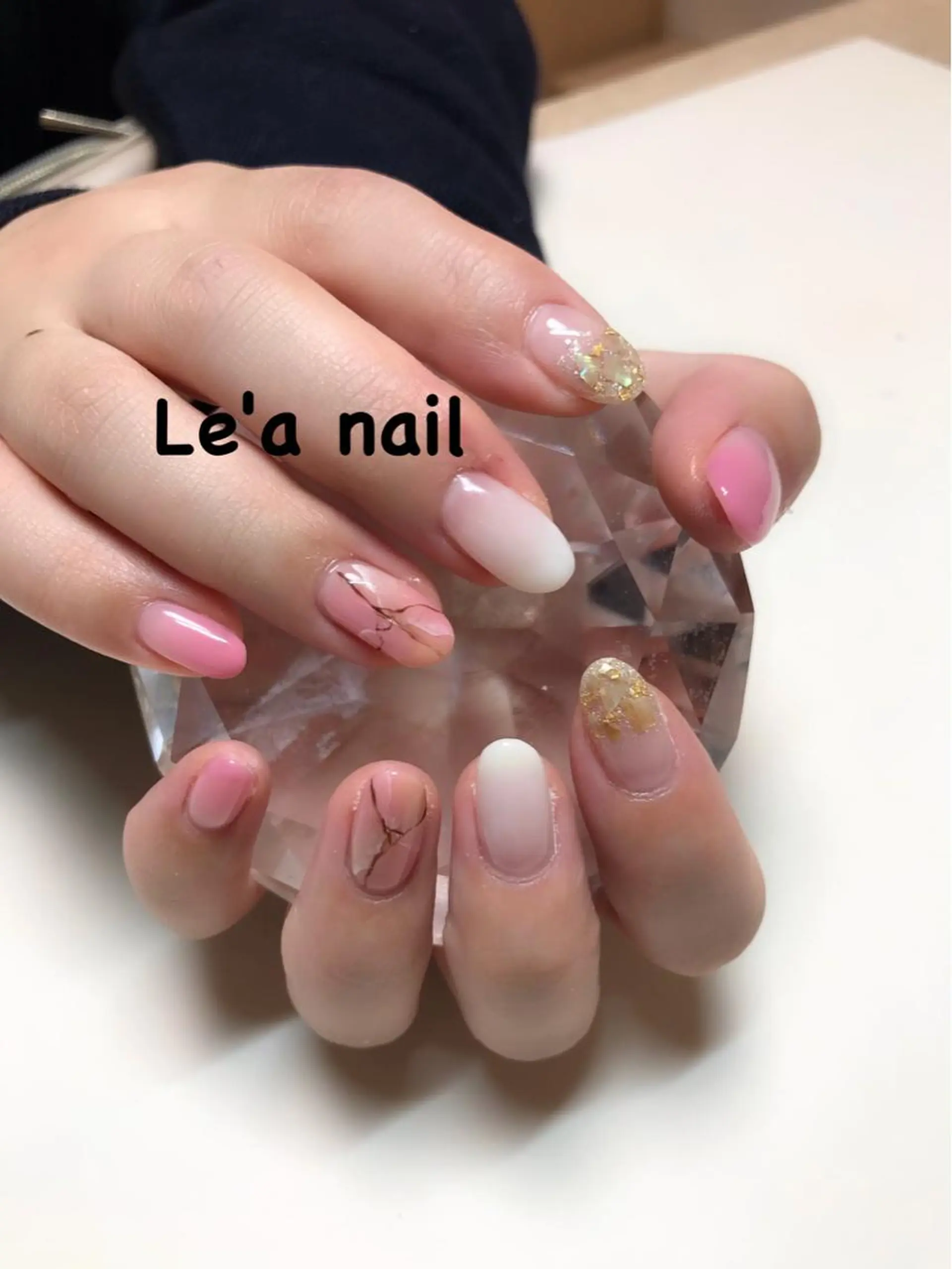 ネイル ハンドネイル 'mm所属・'mm  (ミリ) ＭＡＮＡＭＩのネイルデザイン