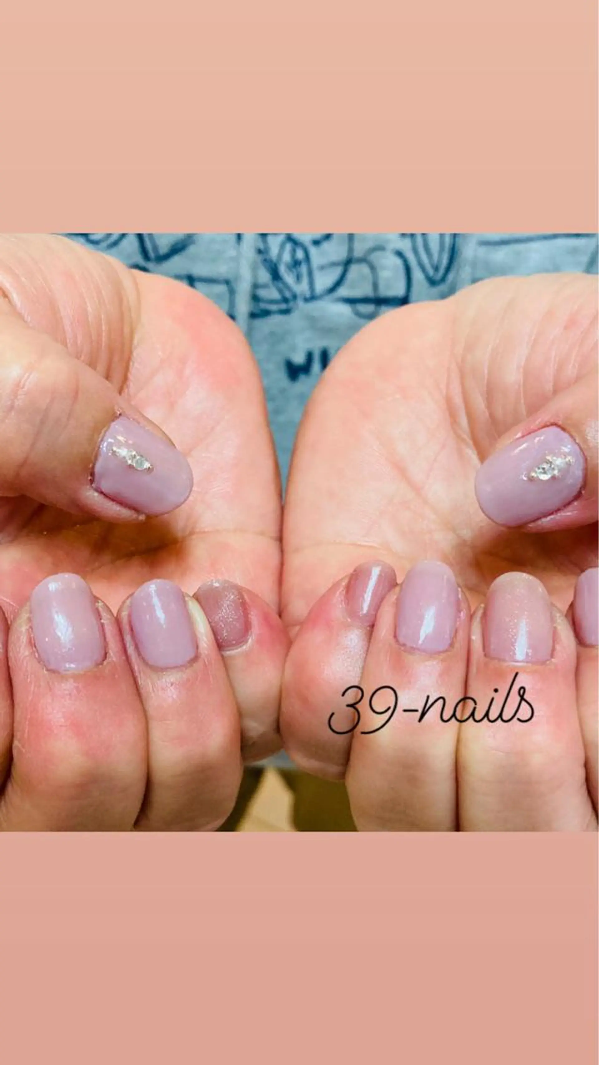 ネイル アートネイル シンプルネイル ストーンネイル 39-nails EharaMikuのネイルデザイン